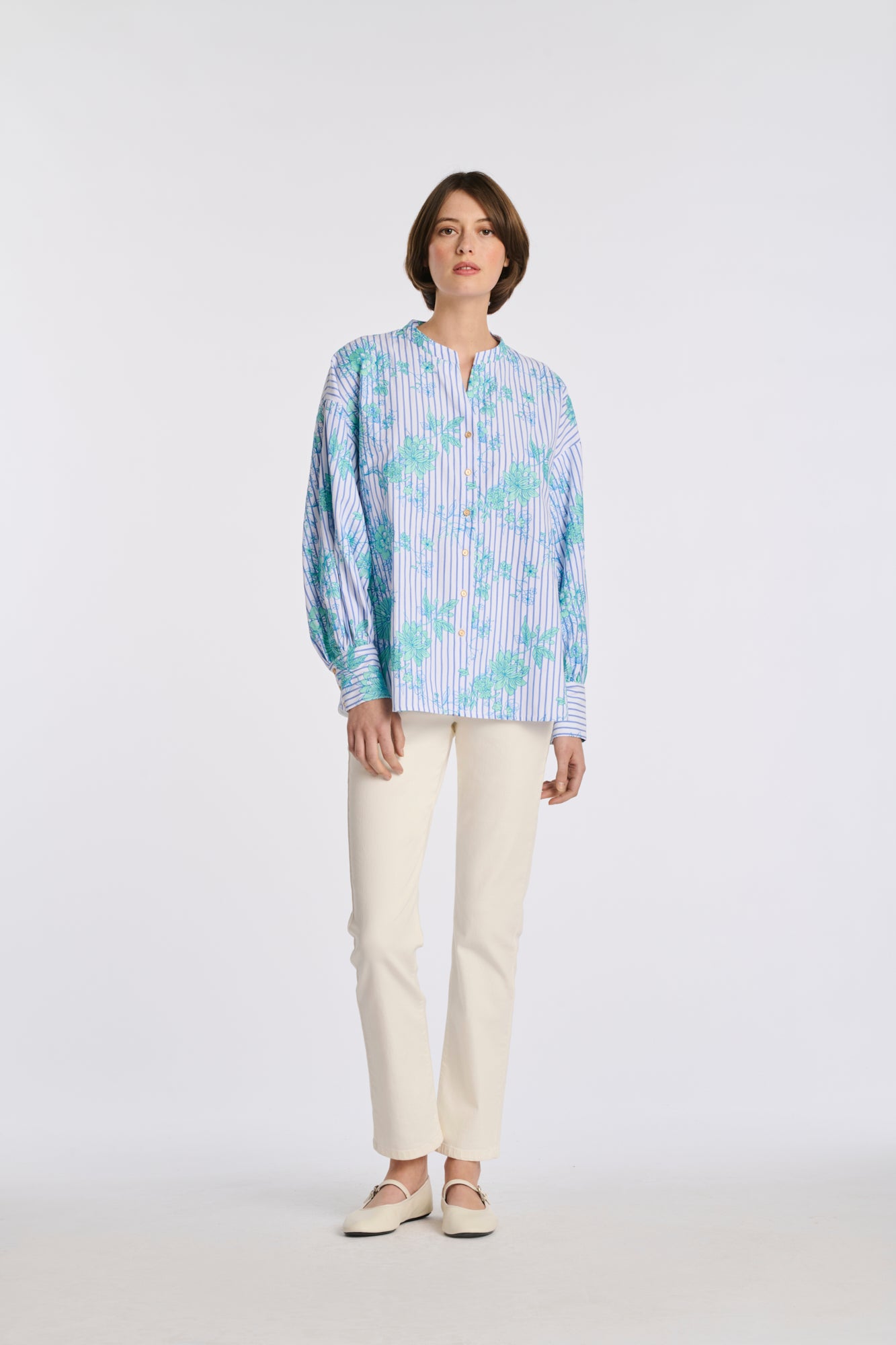 Striped cotton shirt
