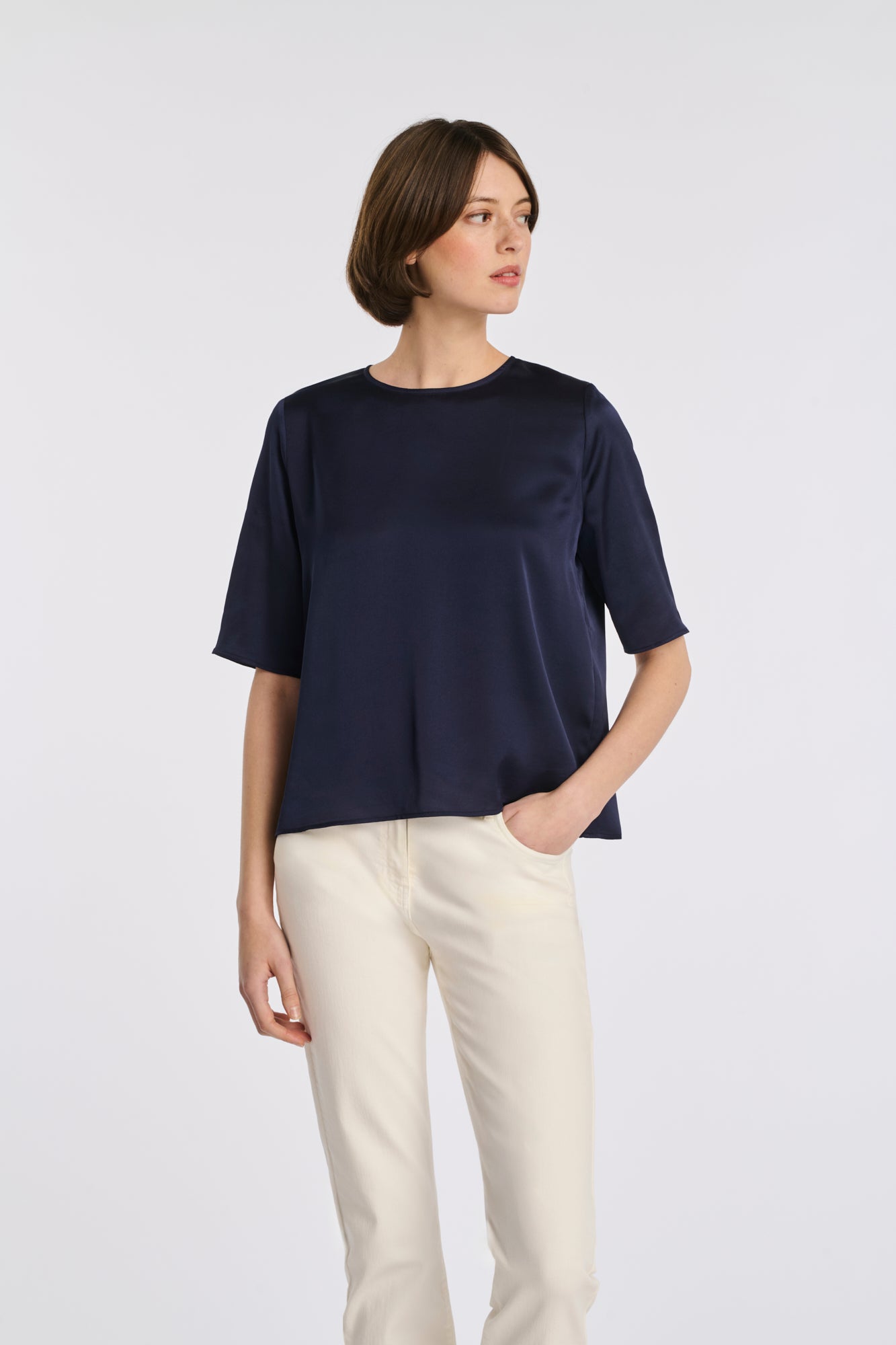 Satin top