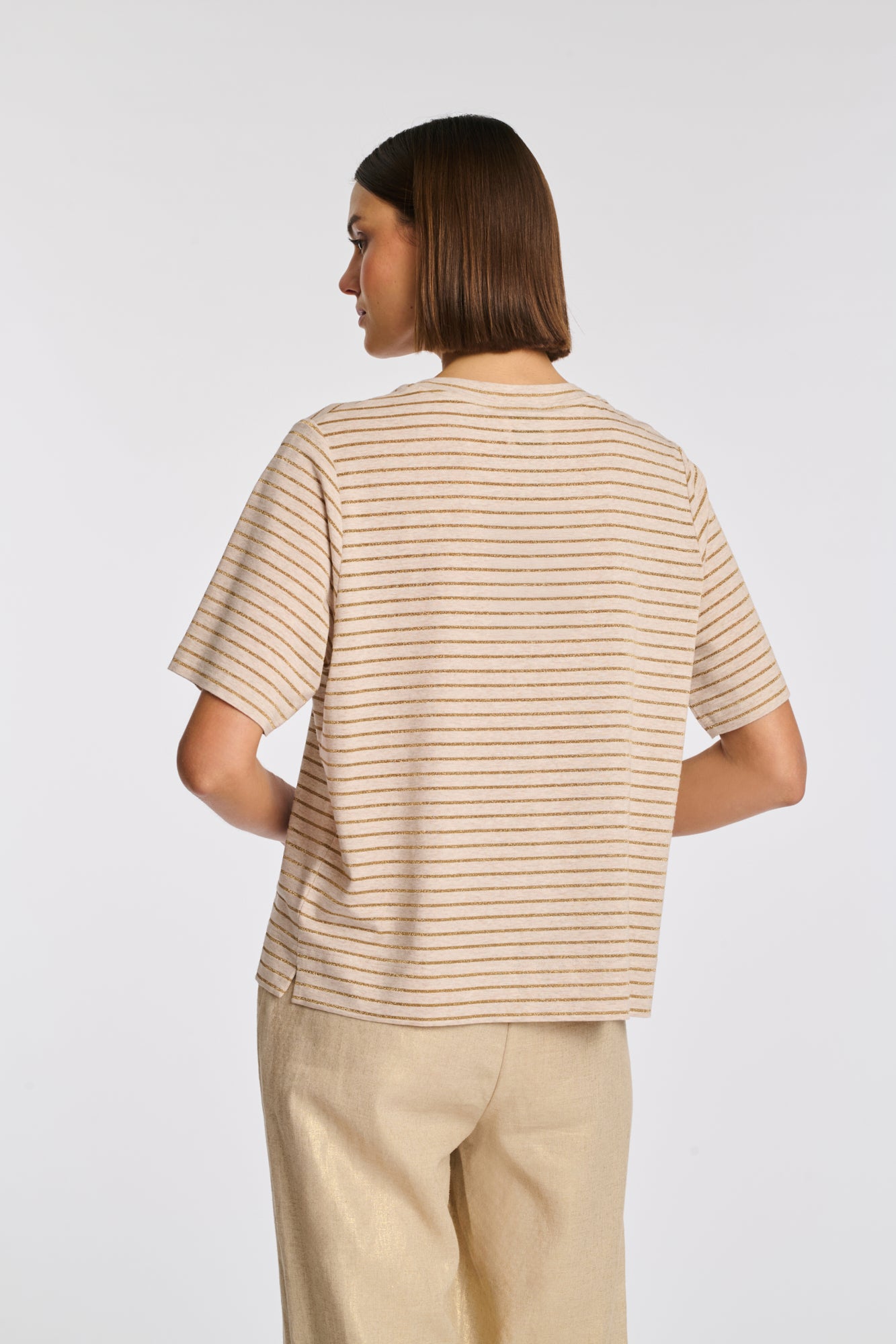 T-shirt rayé irisé