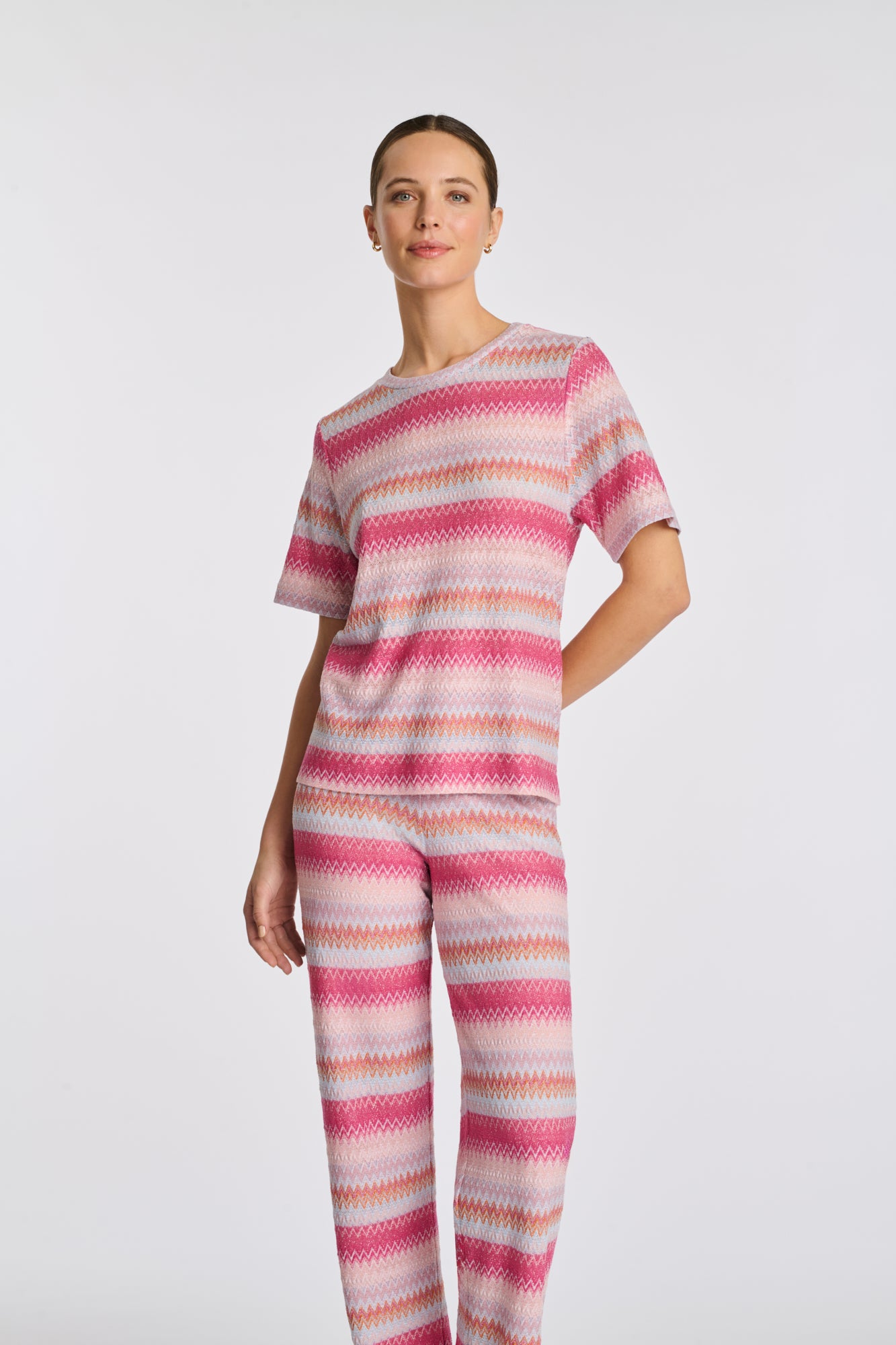 T-shirt en jersey fantaisie