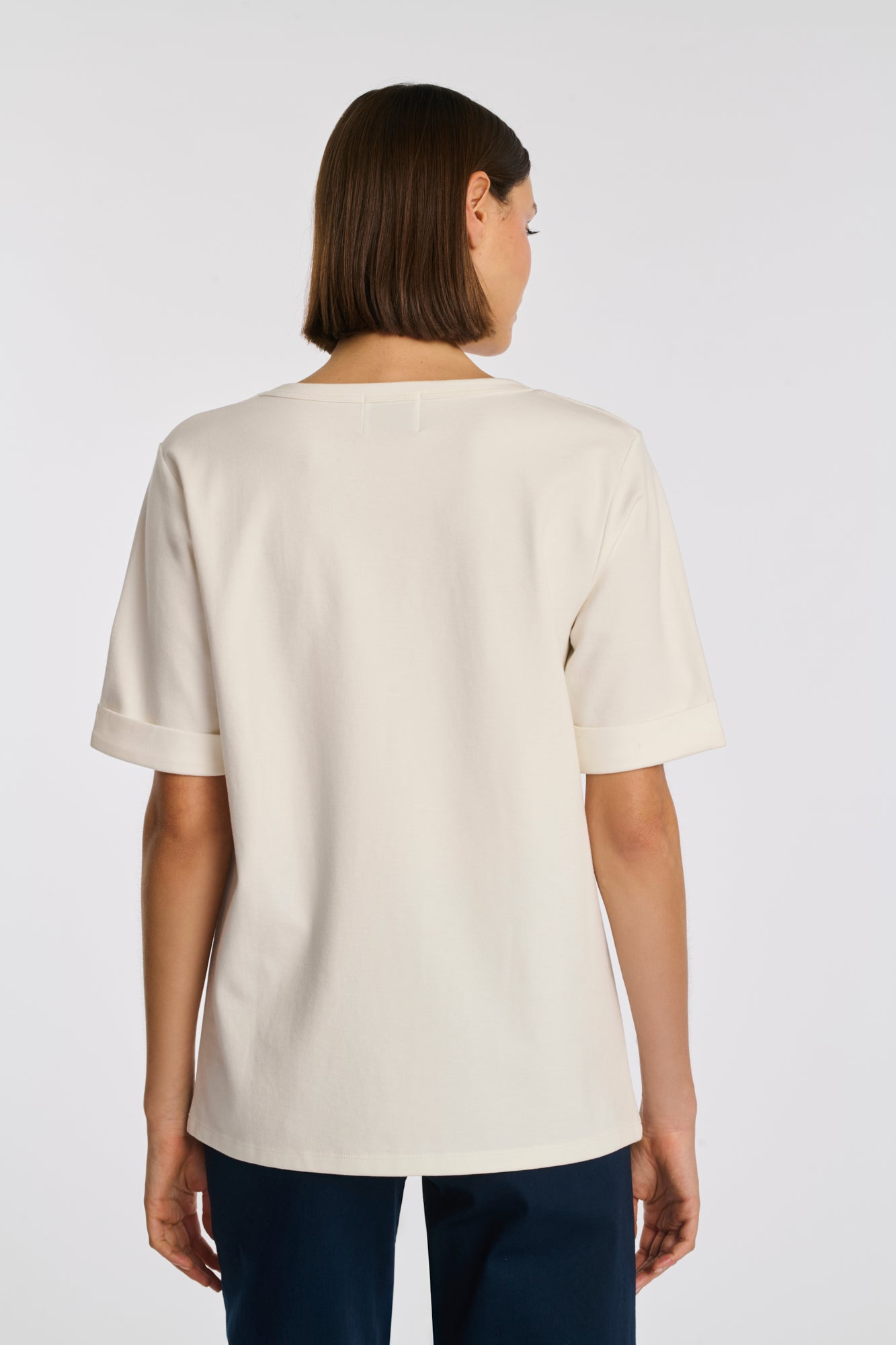 T-shirt logo strass et studs