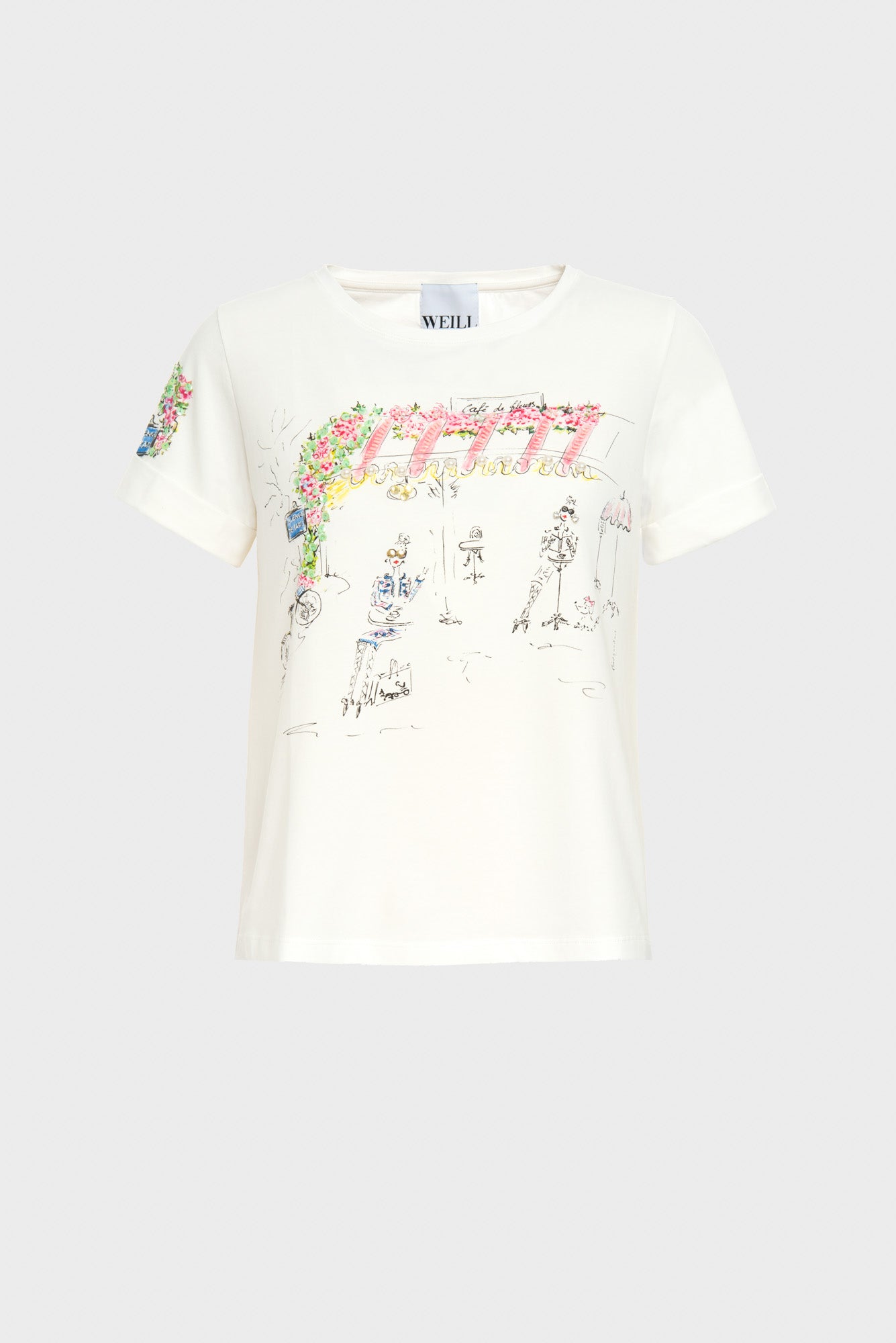 T-shirt Café des fleurs