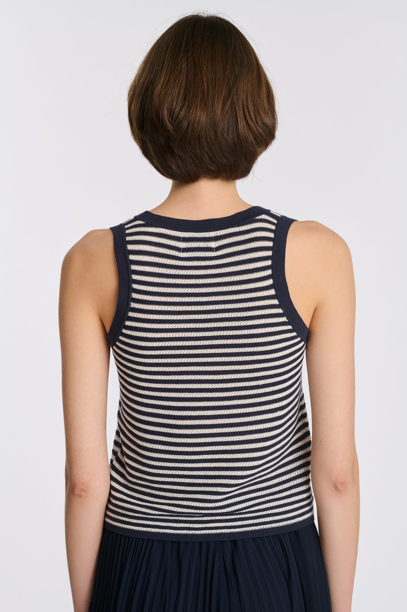 Top en maille rayé