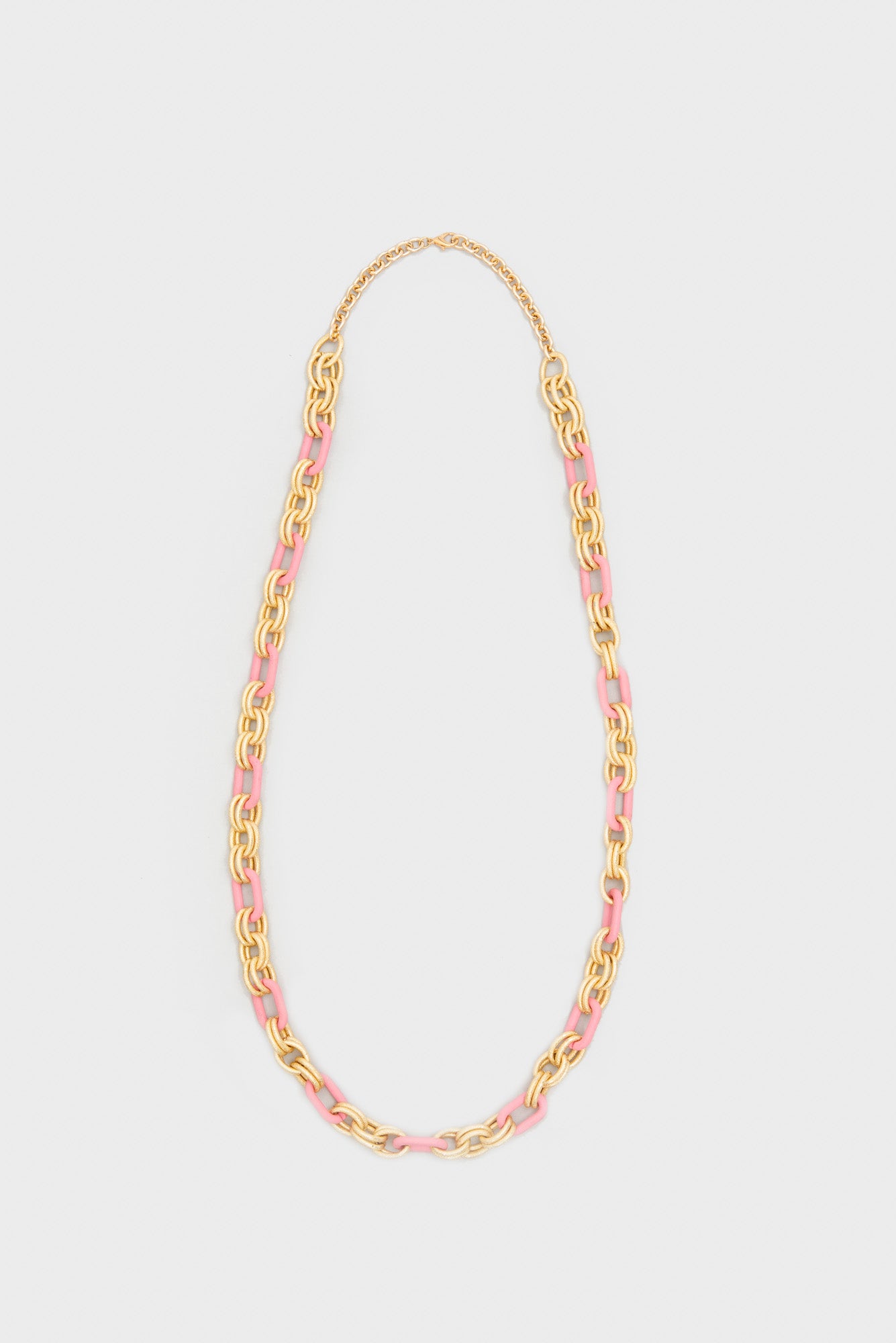 Collier en chaîne bicolore