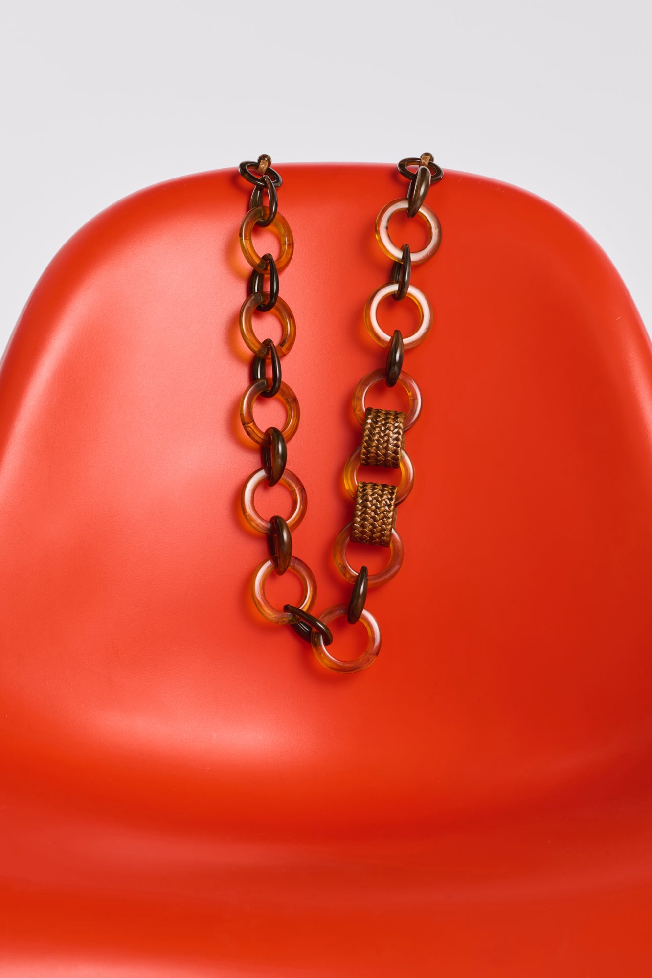 Resin chain necklace