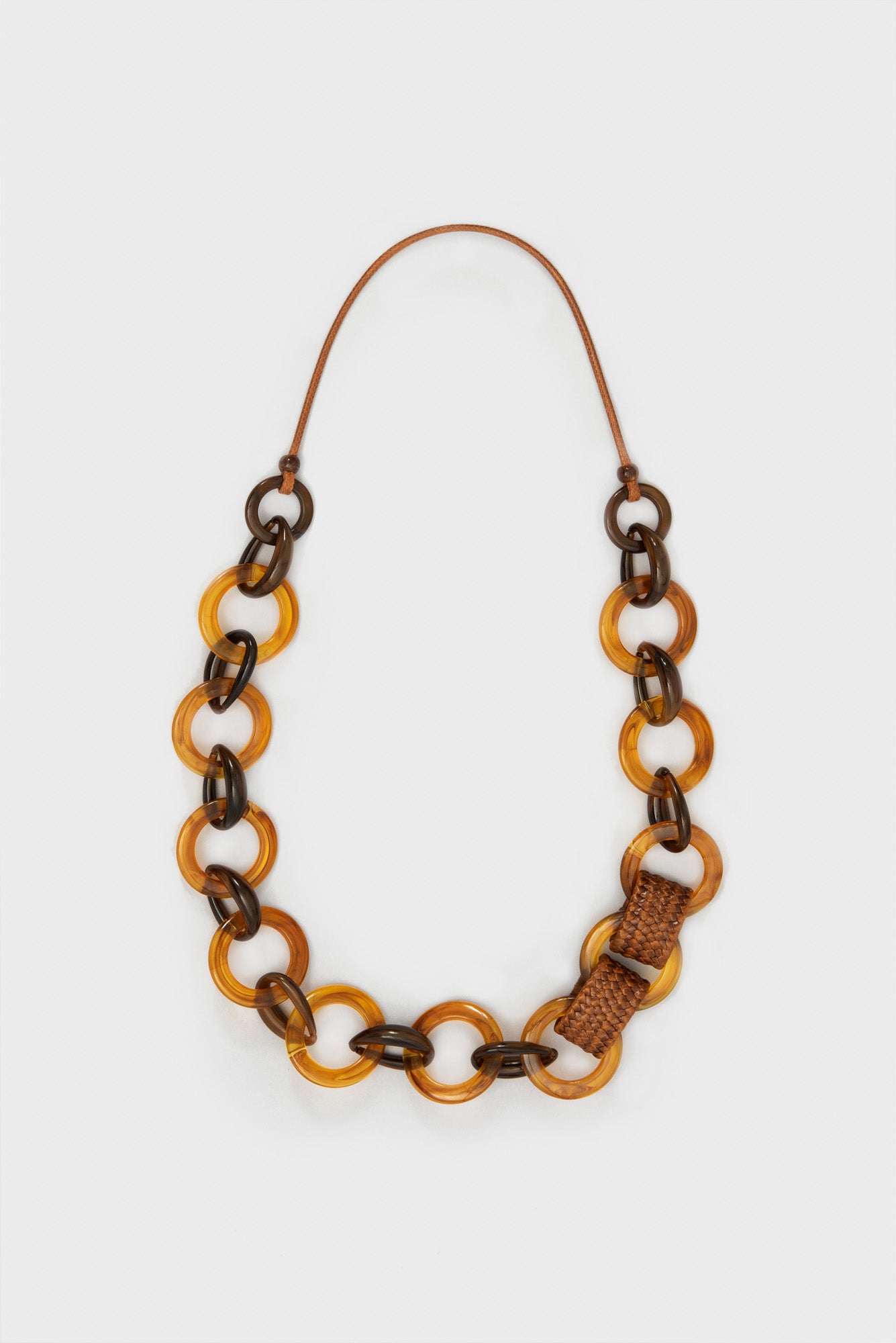 Resin chain necklace