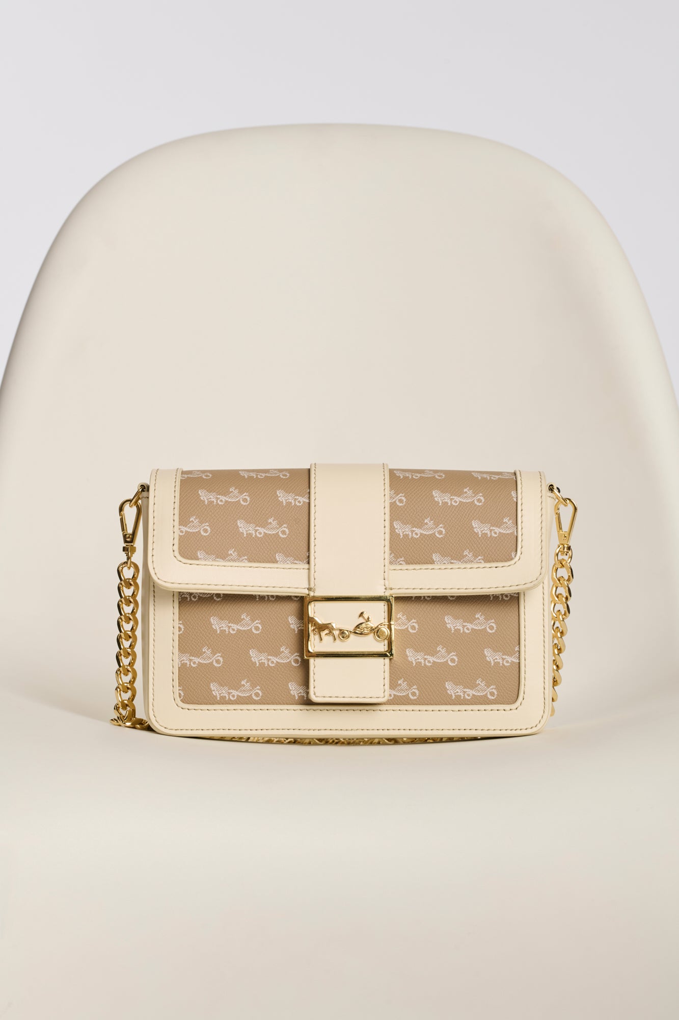 Mac Mahon bag in leather and canvas