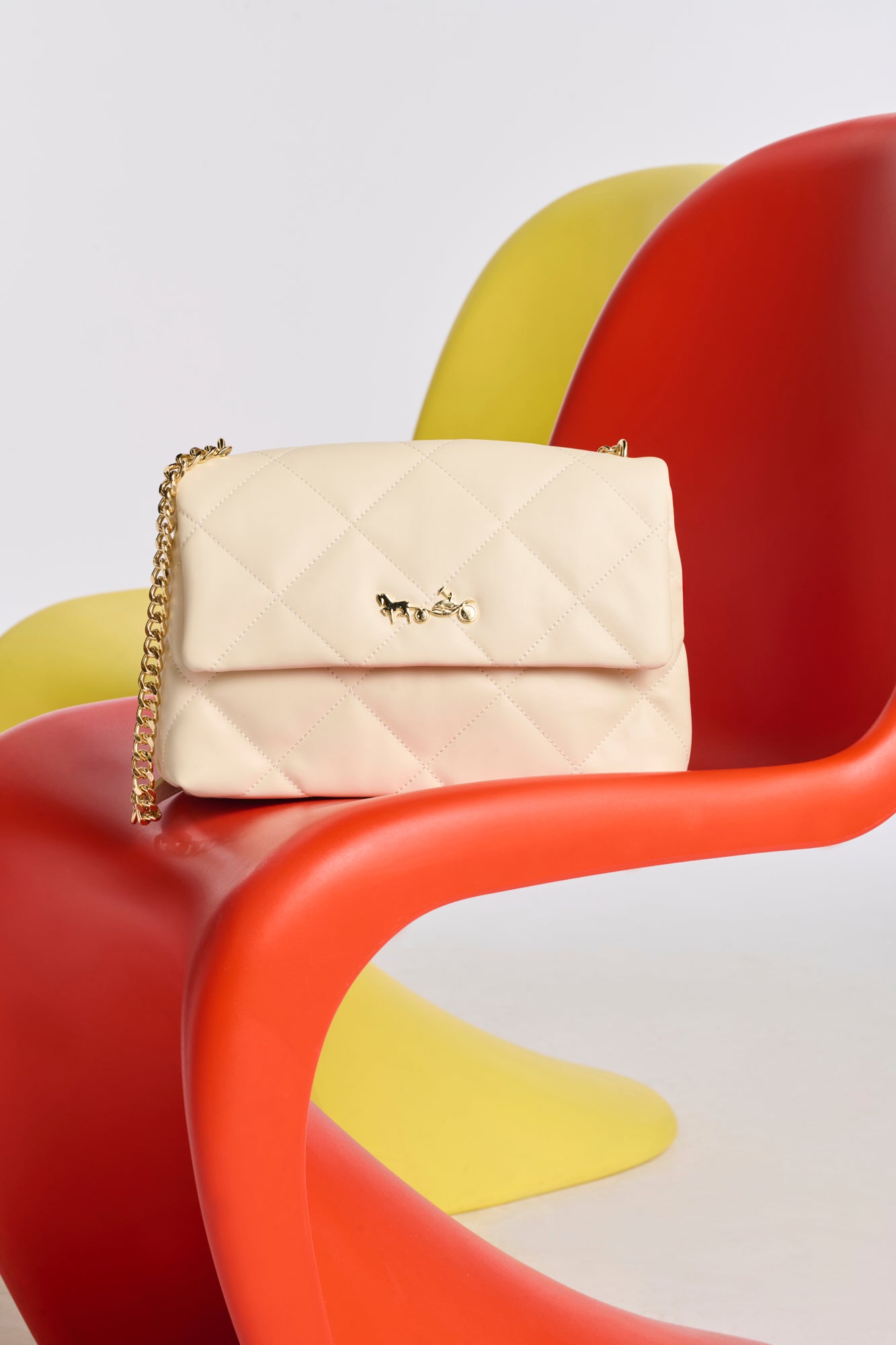 Sac Romy en cuir matelassé