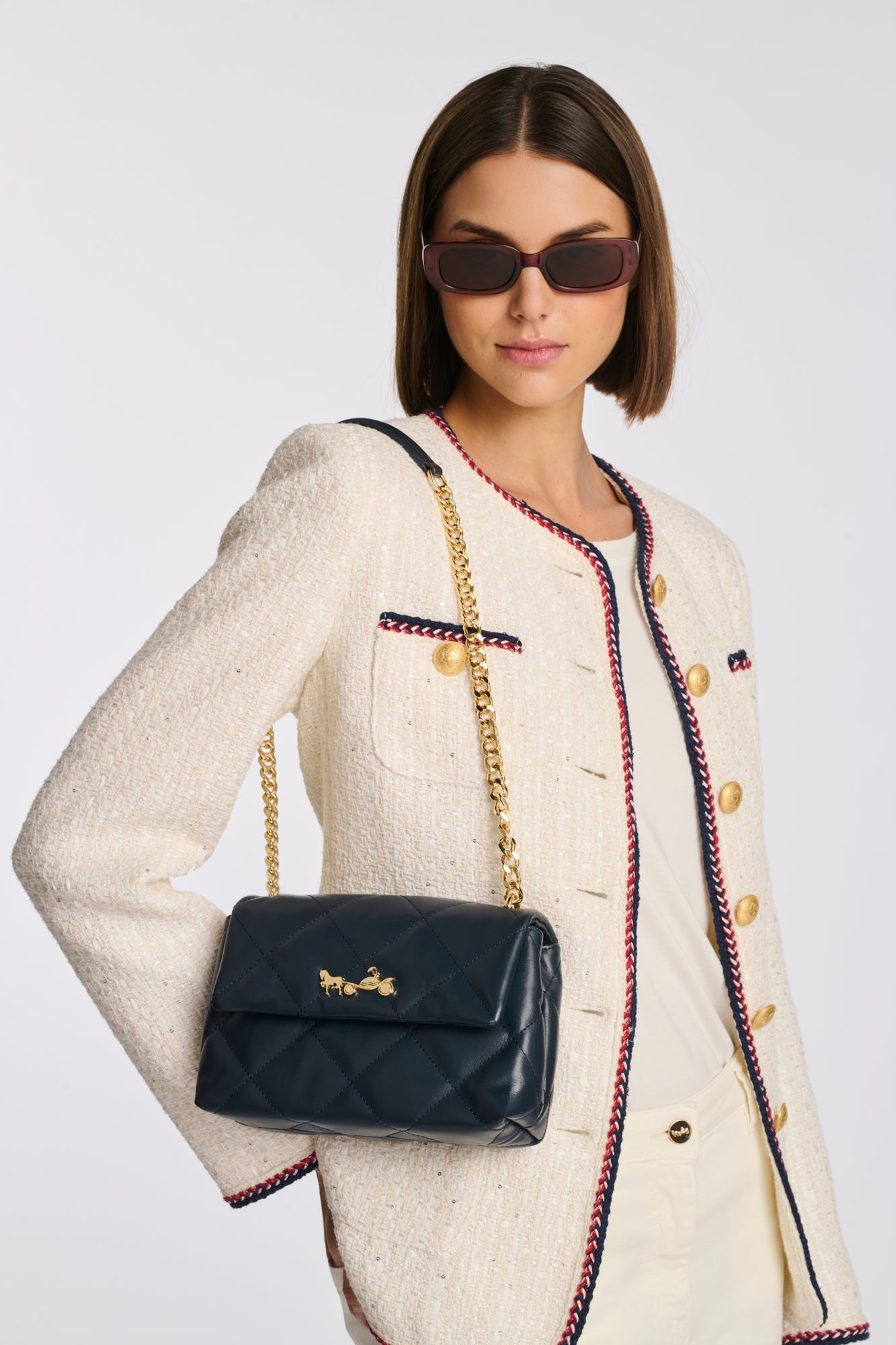 Romy quilted leather bag