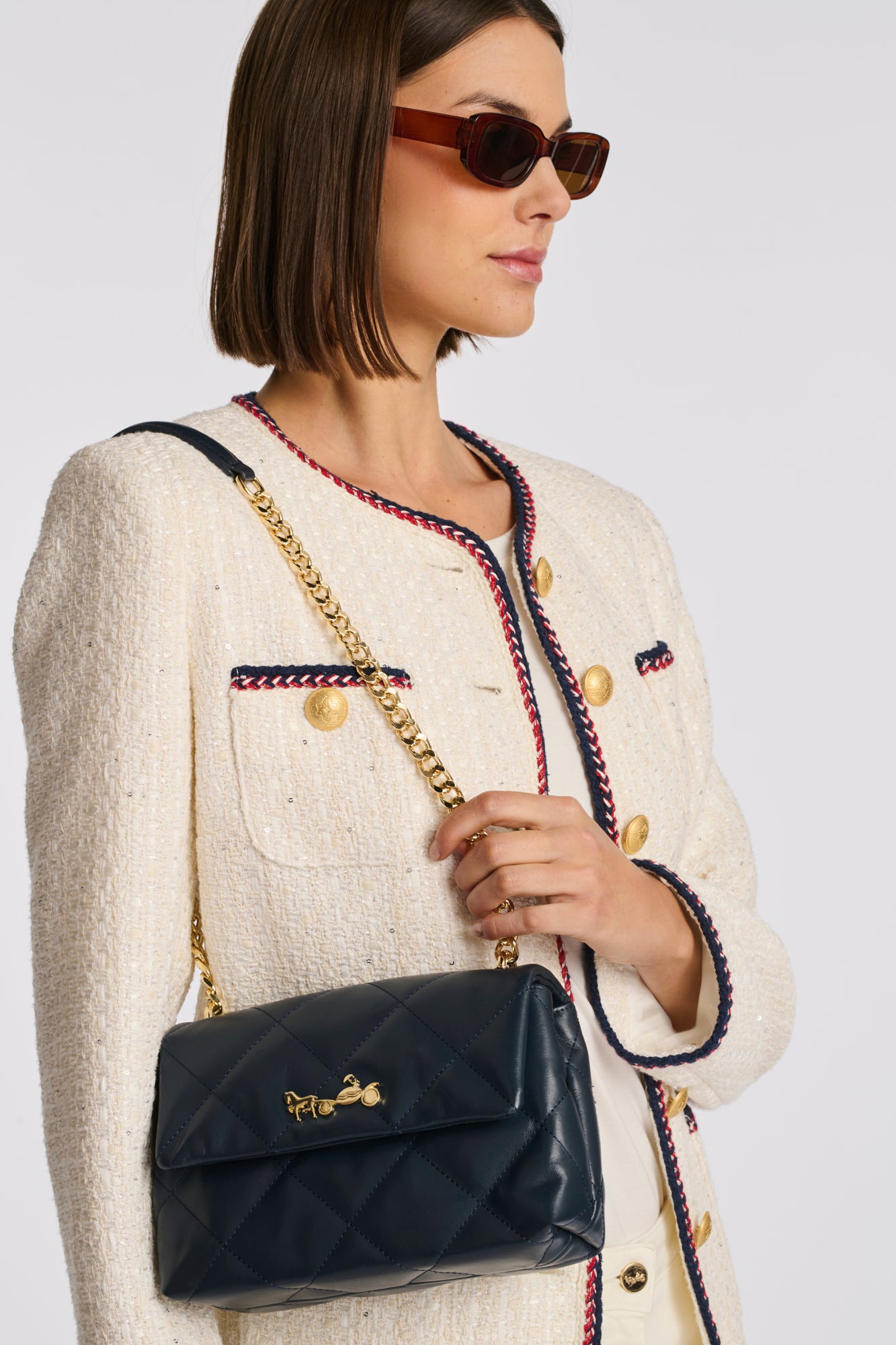 Romy quilted leather bag