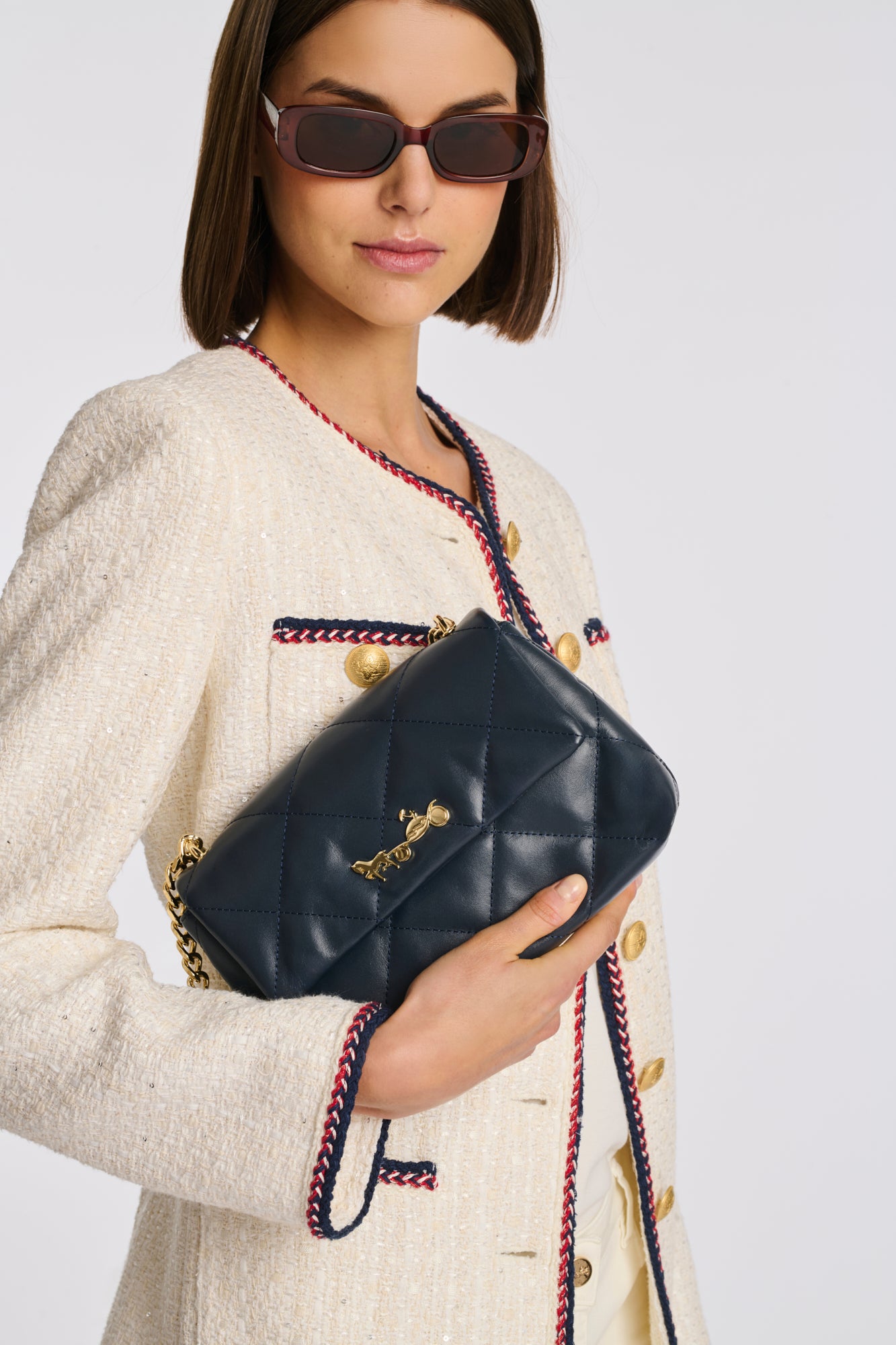 Romy quilted leather bag