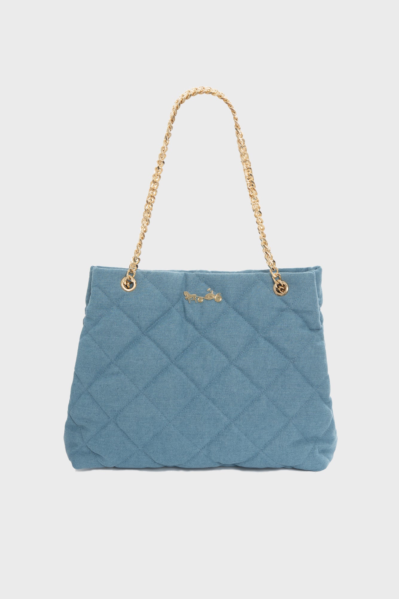Marion tote bag in quilted denim