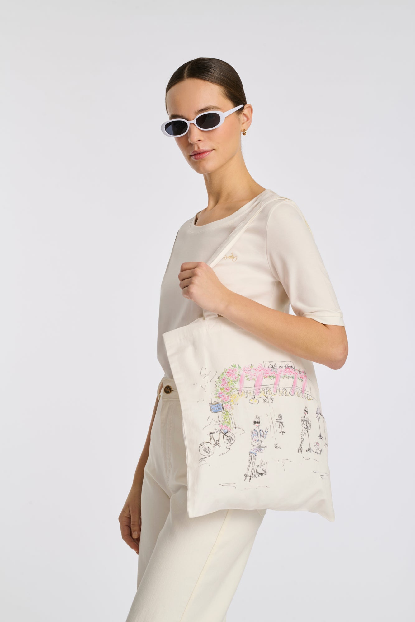 Tote bag Café des fleurs