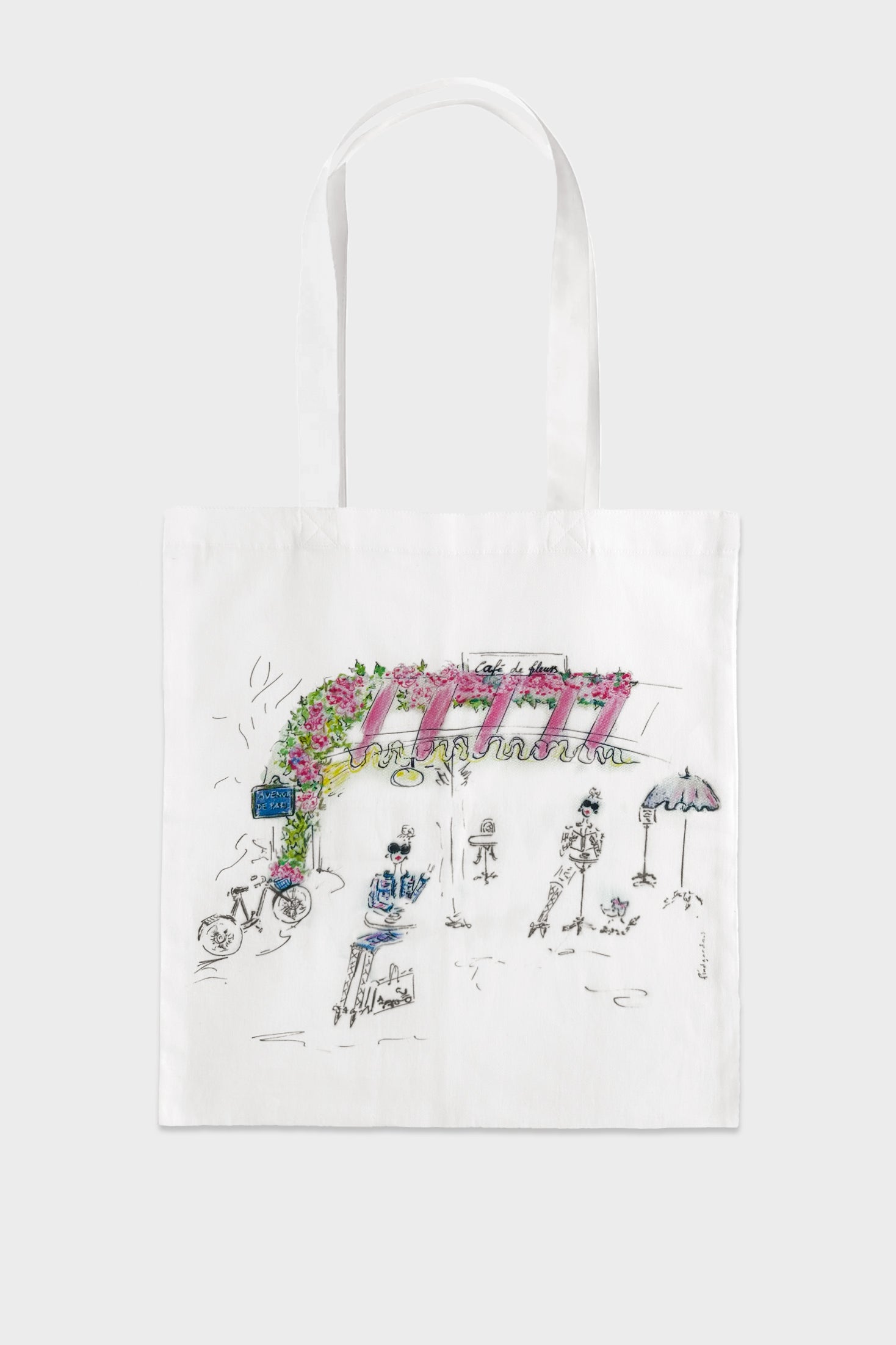 Tote bag Café des fleurs