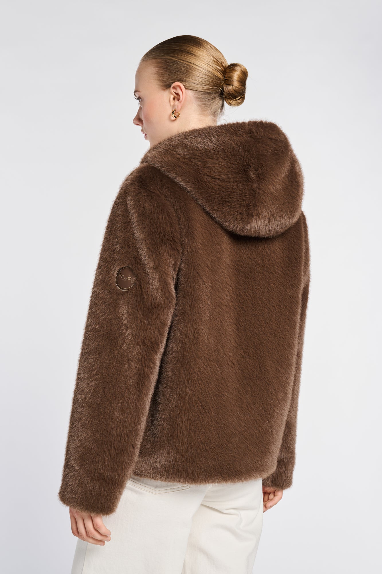 Faux-fur jacket