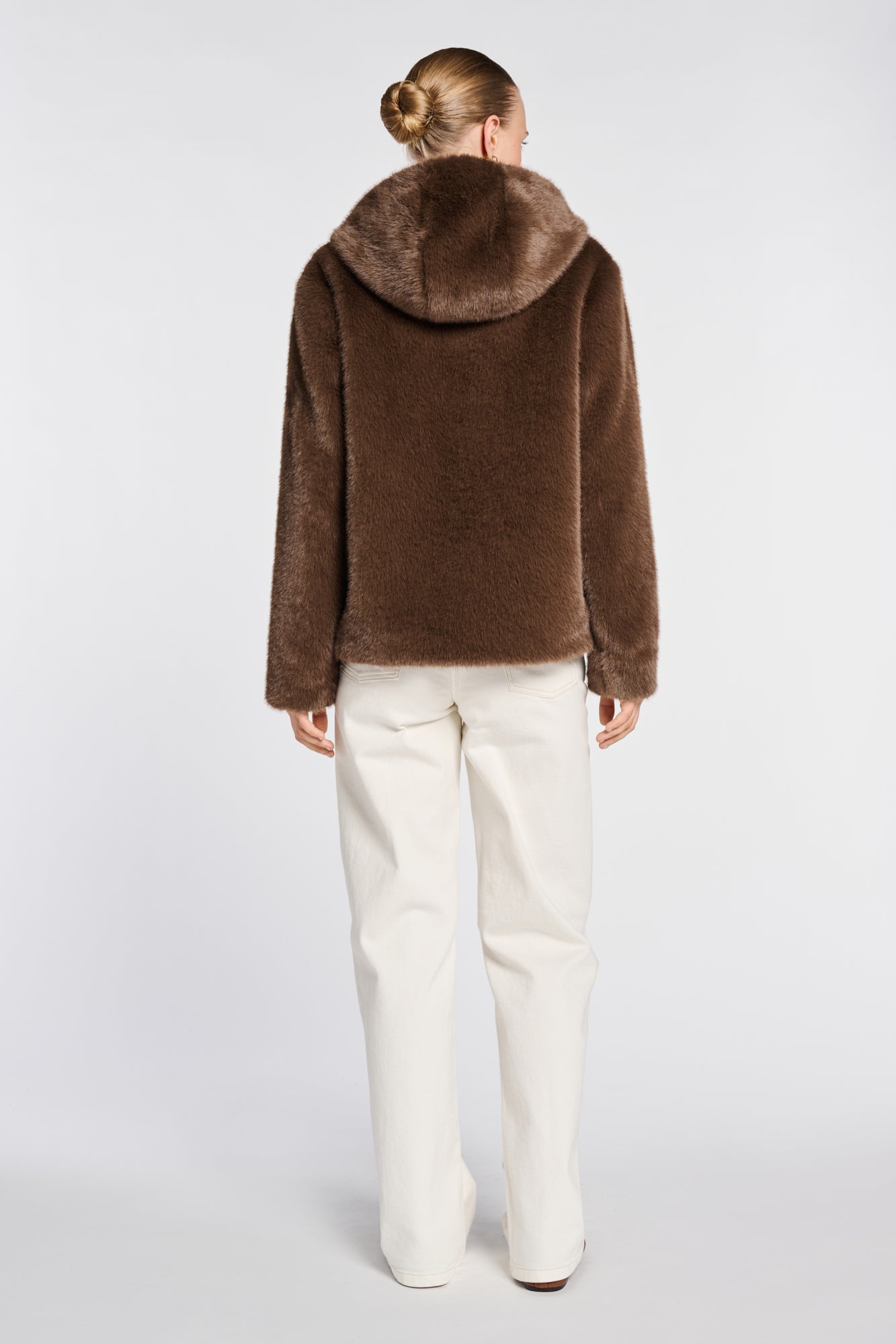 Faux-fur jacket