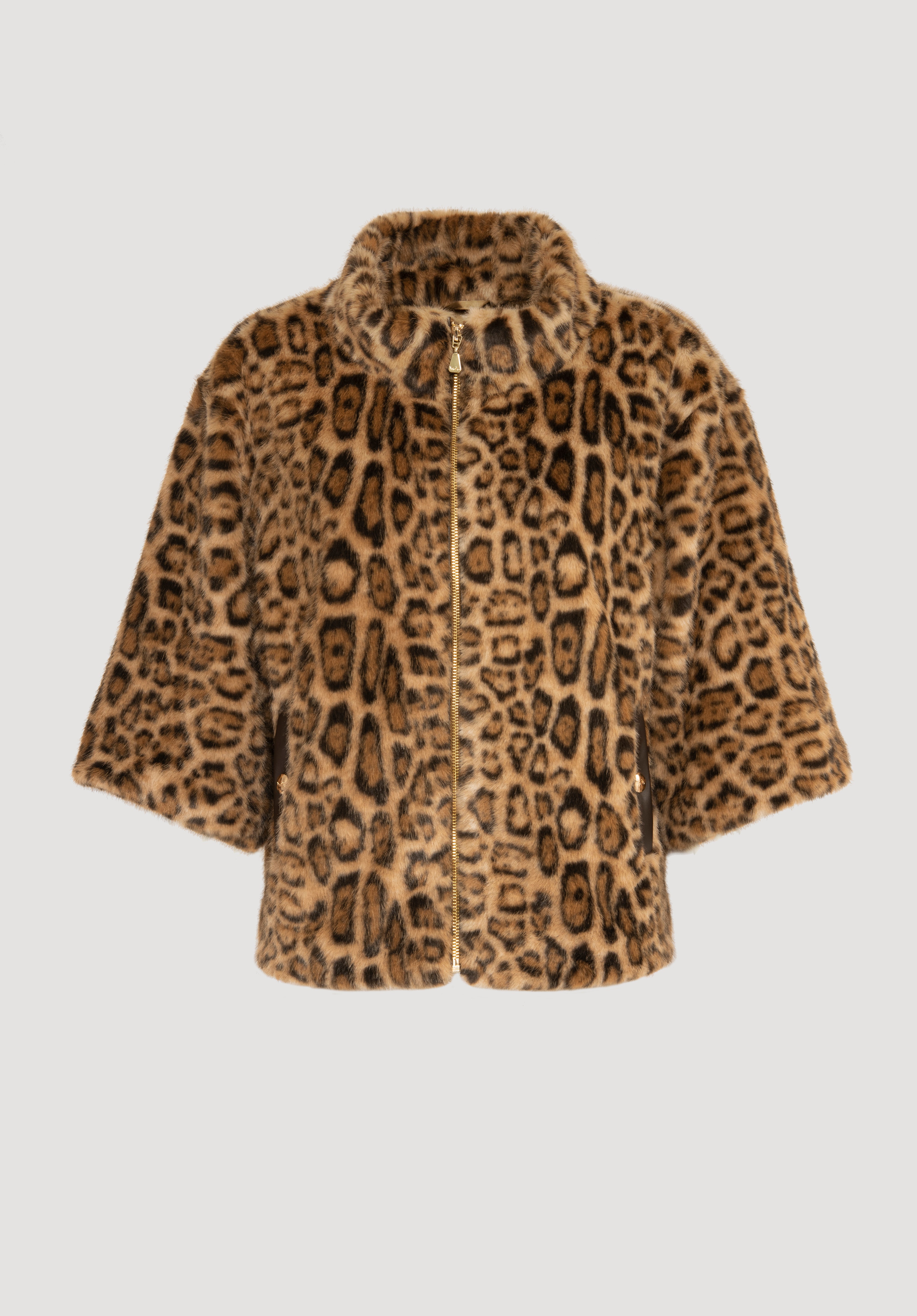 Faux-fur coat