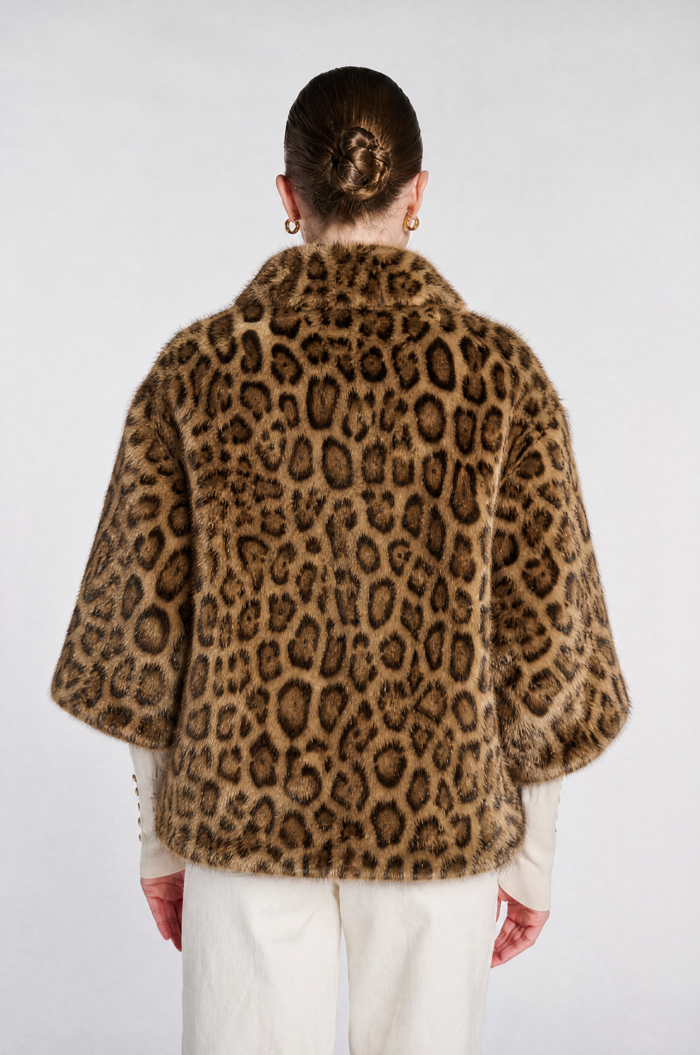 Faux-fur coat