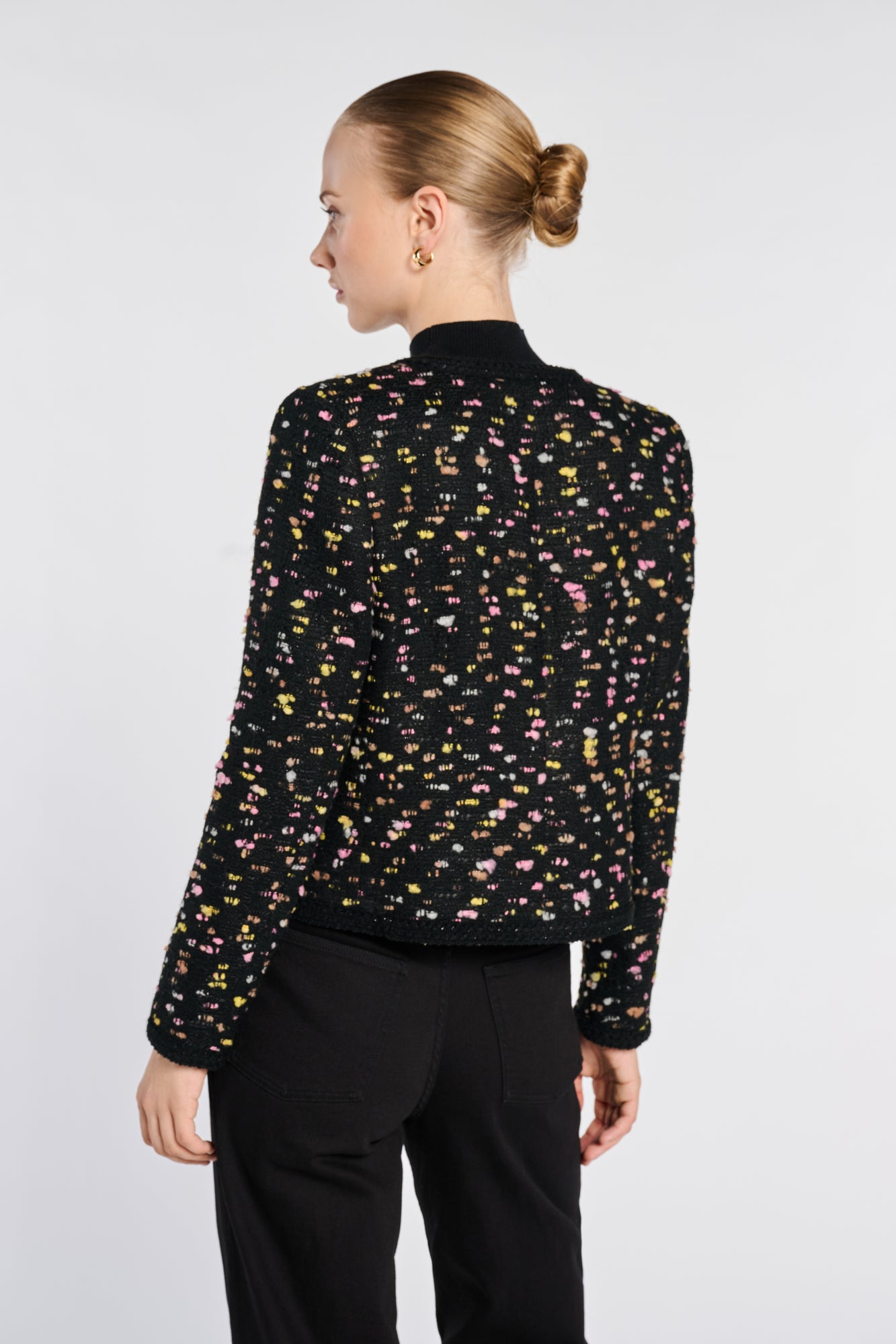 Veste en tweed fantaisie