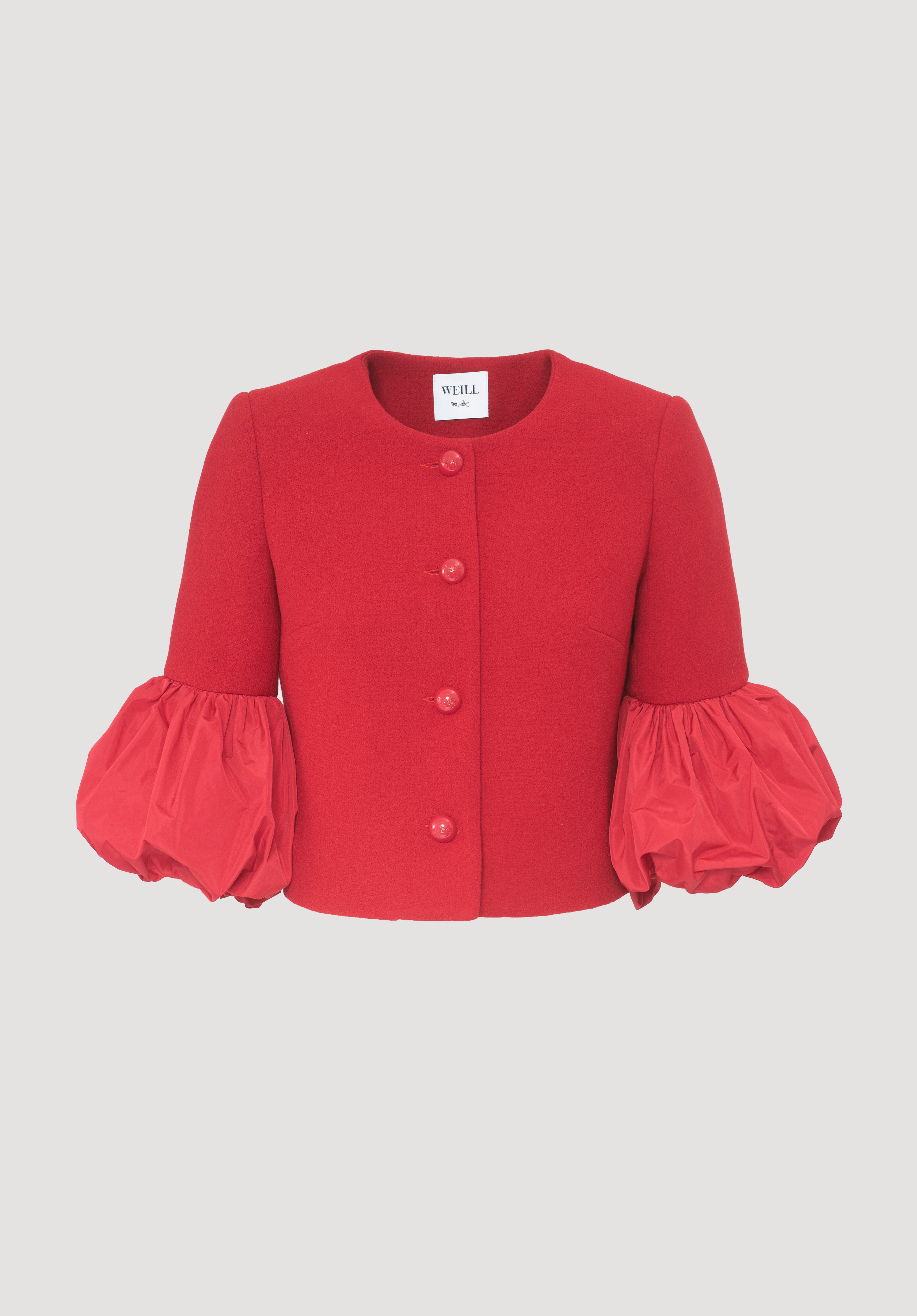 Veste à manches bouffantes