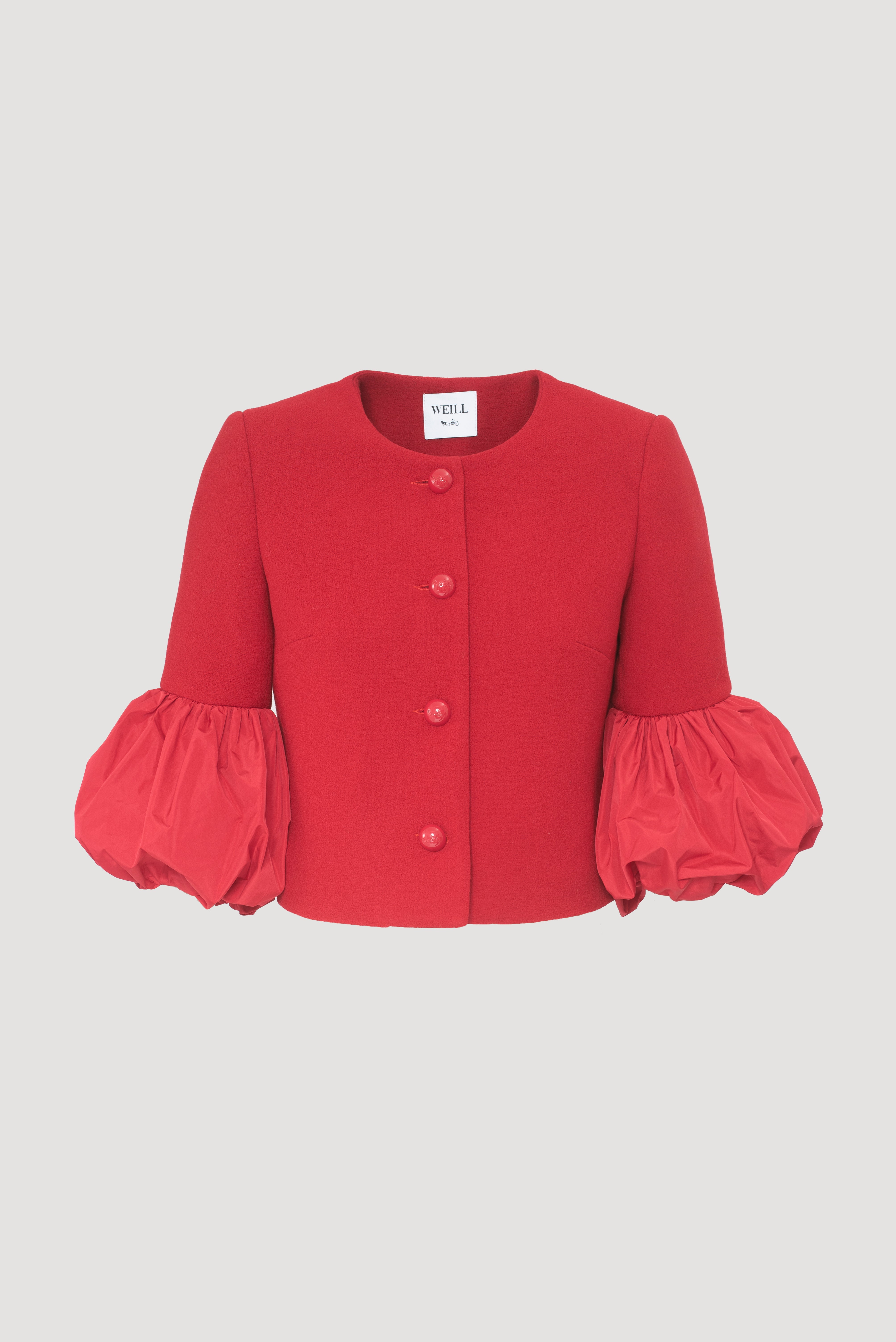 Veste à manches bouffantes