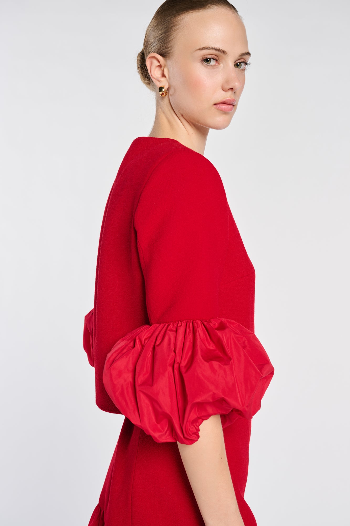 Veste à manches bouffantes