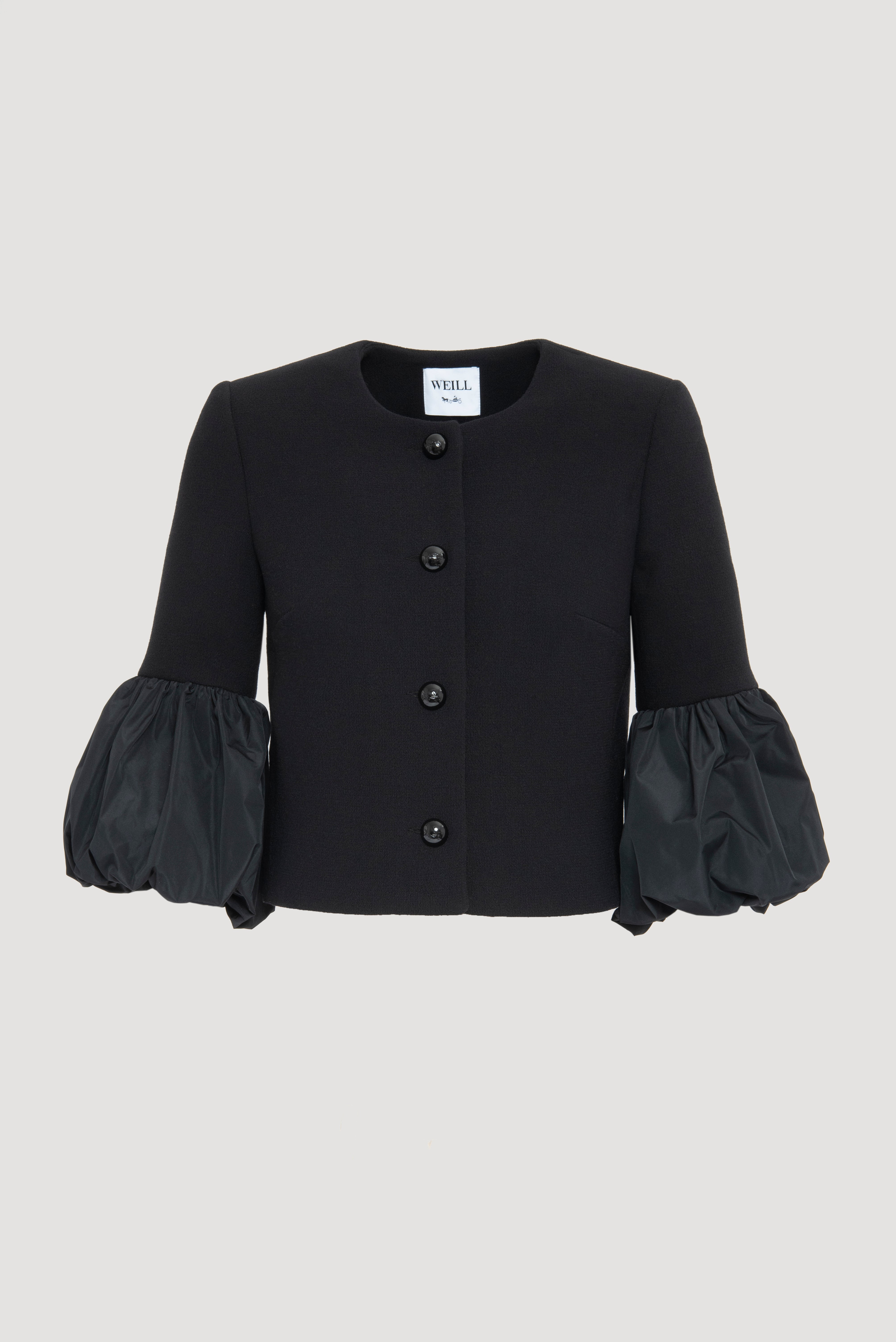 Veste à manches bouffantes