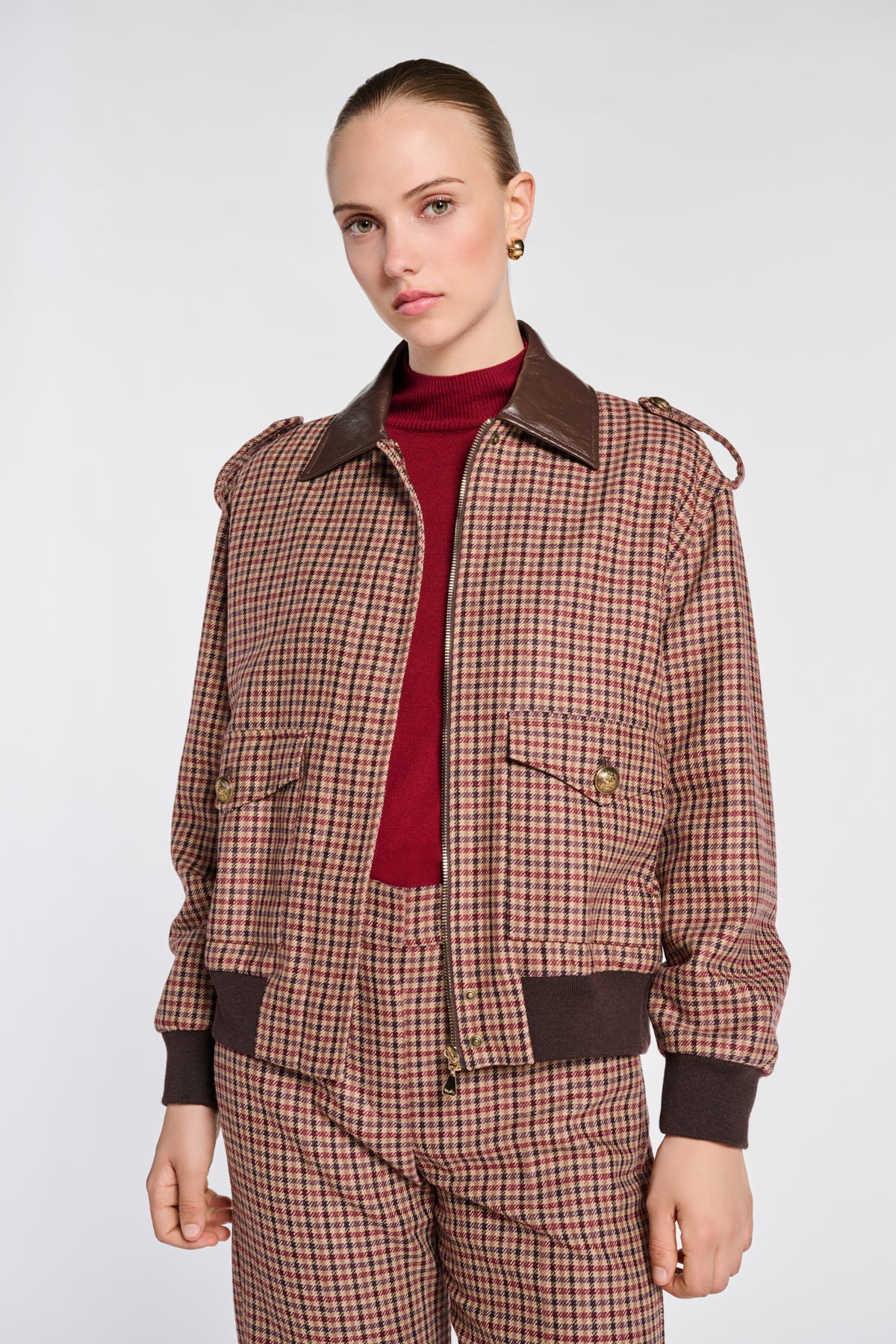 Blouson bi-matière