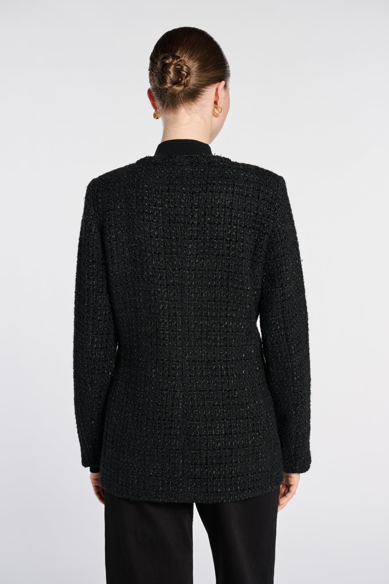 Long tweed jacket
