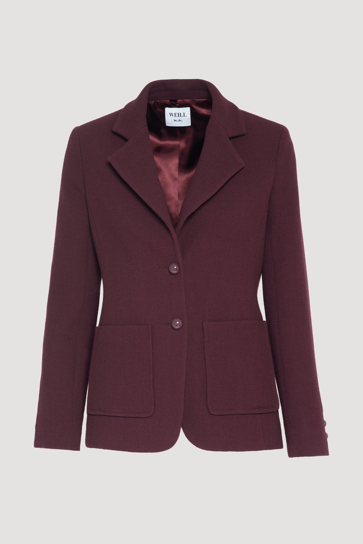 Wool crepe blazer