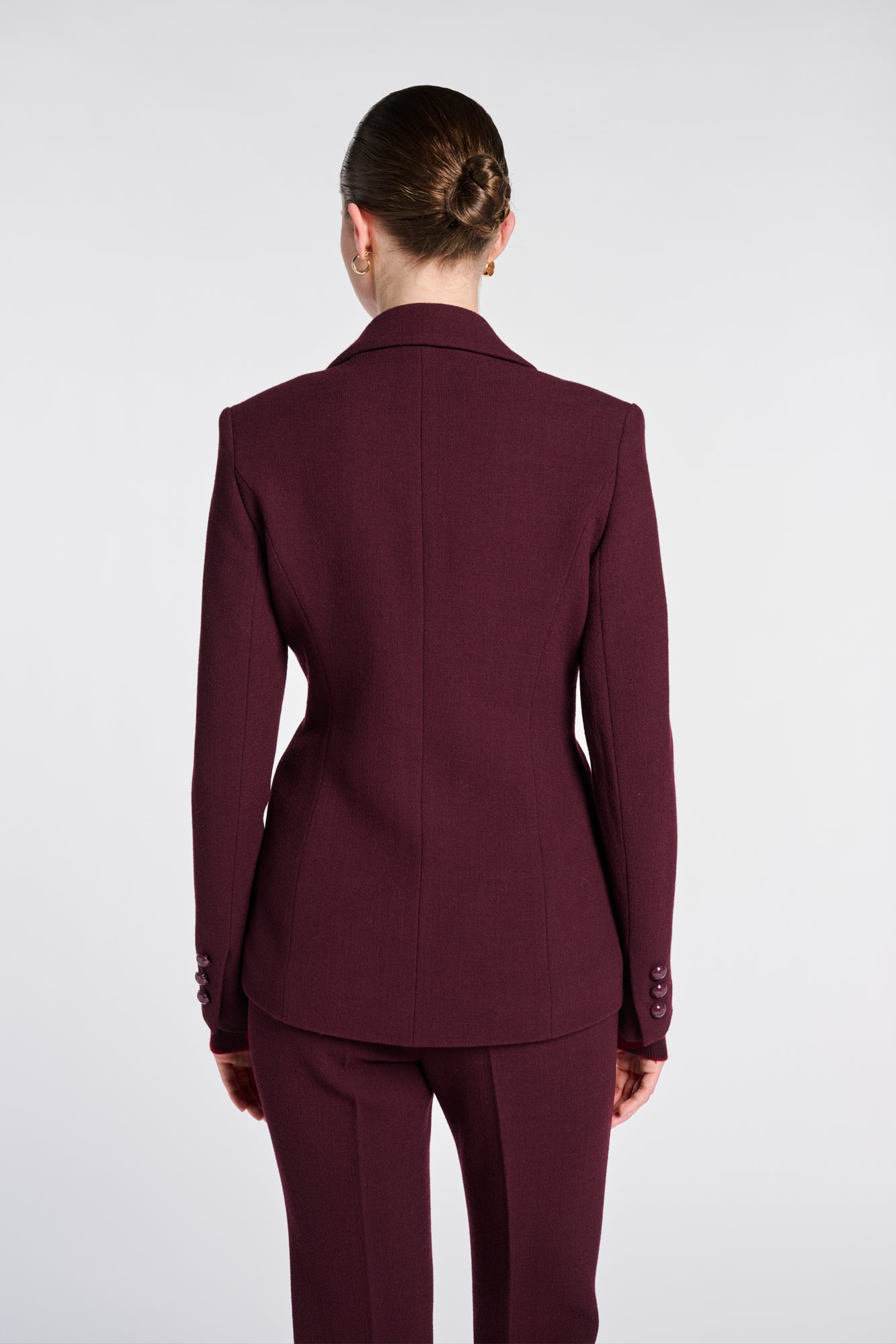 Wool crepe blazer