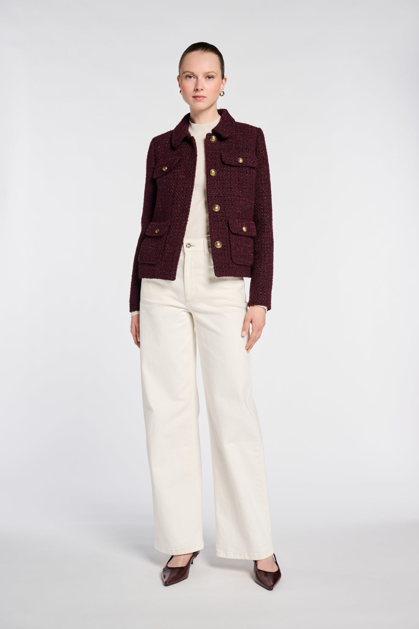 Veste en tweed