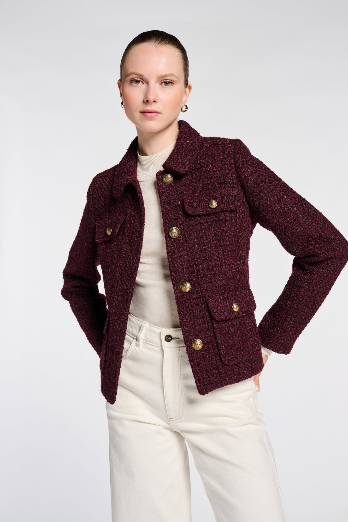 Veste en tweed