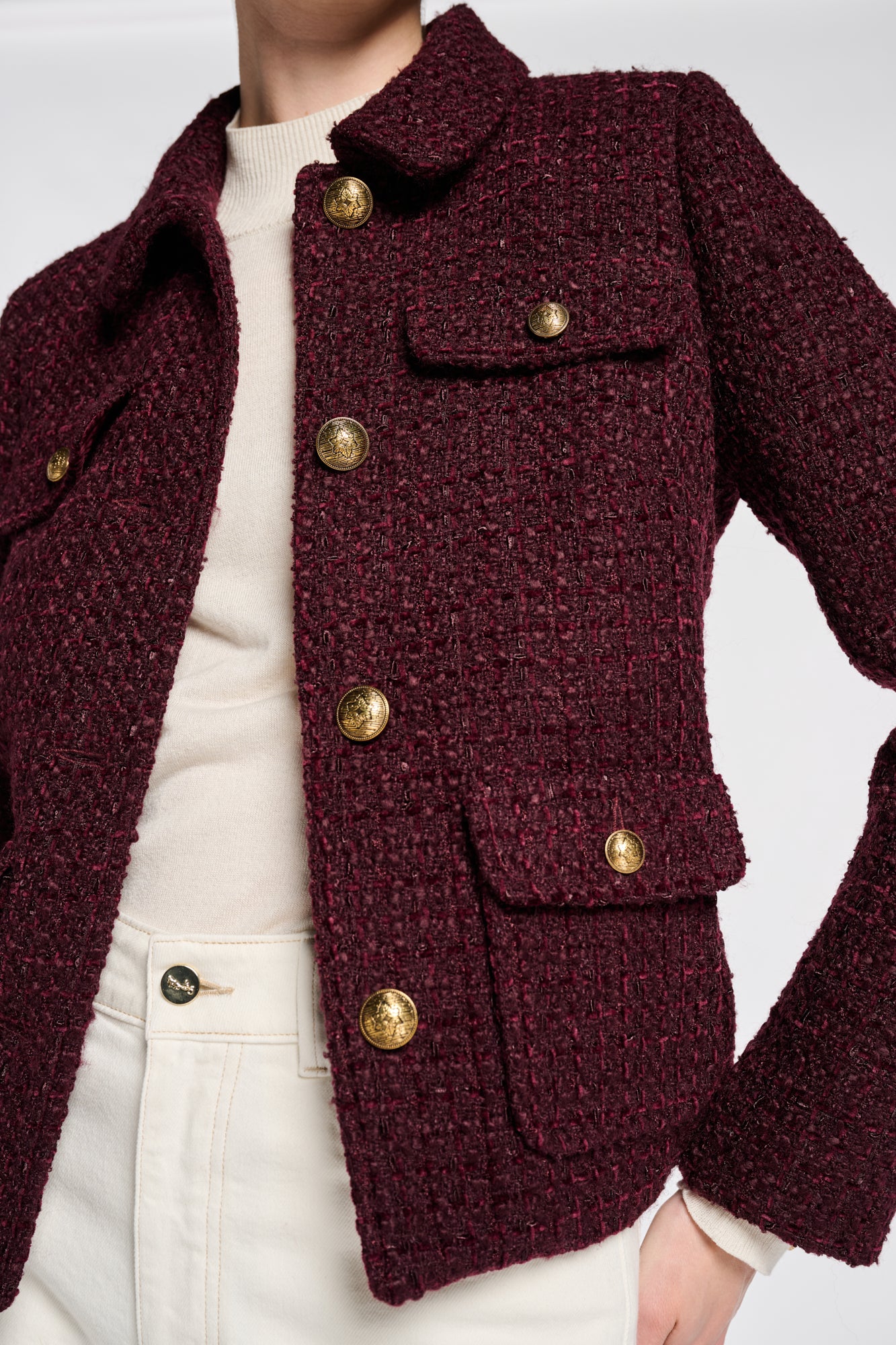 Veste en tweed