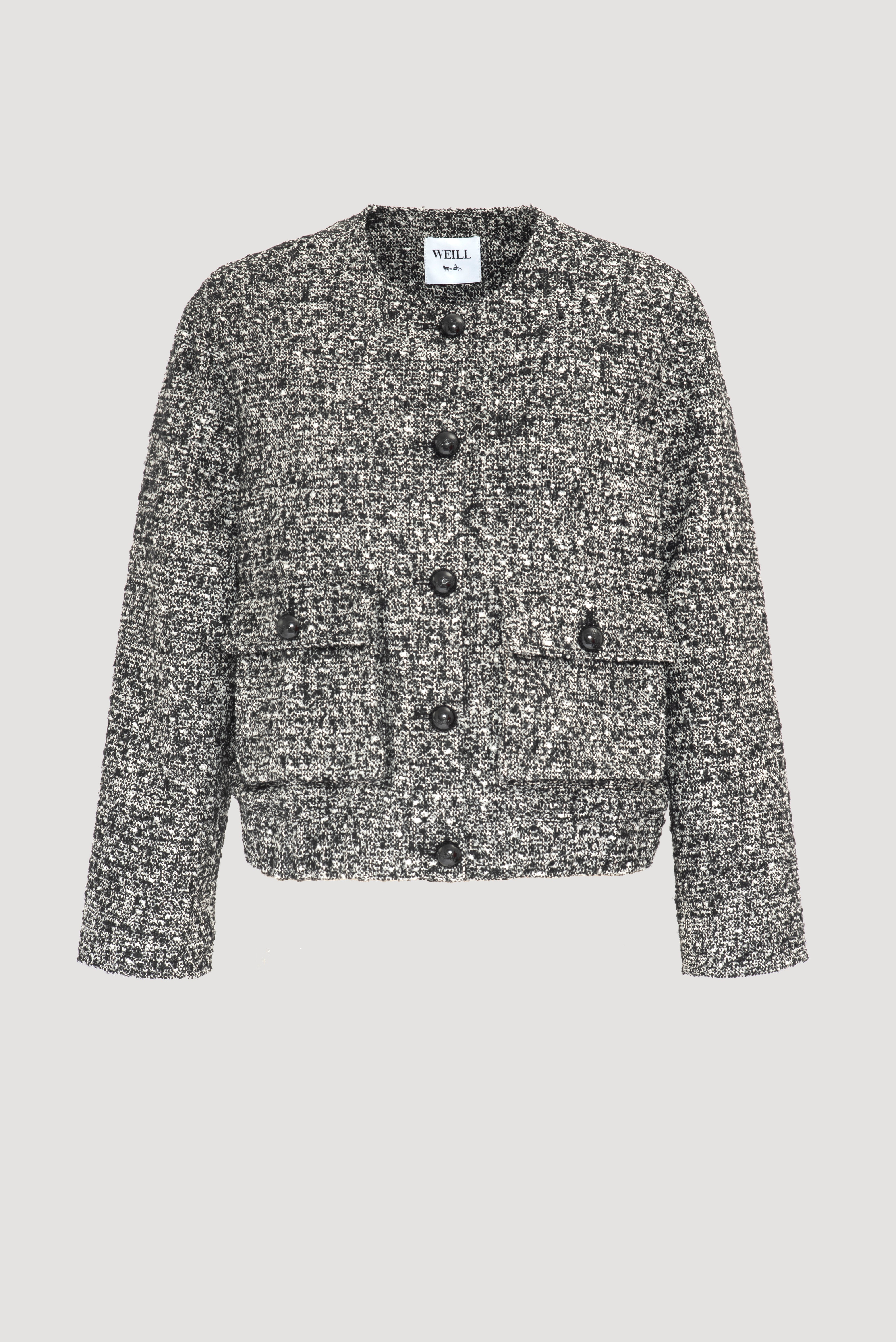 Blouson en tweed