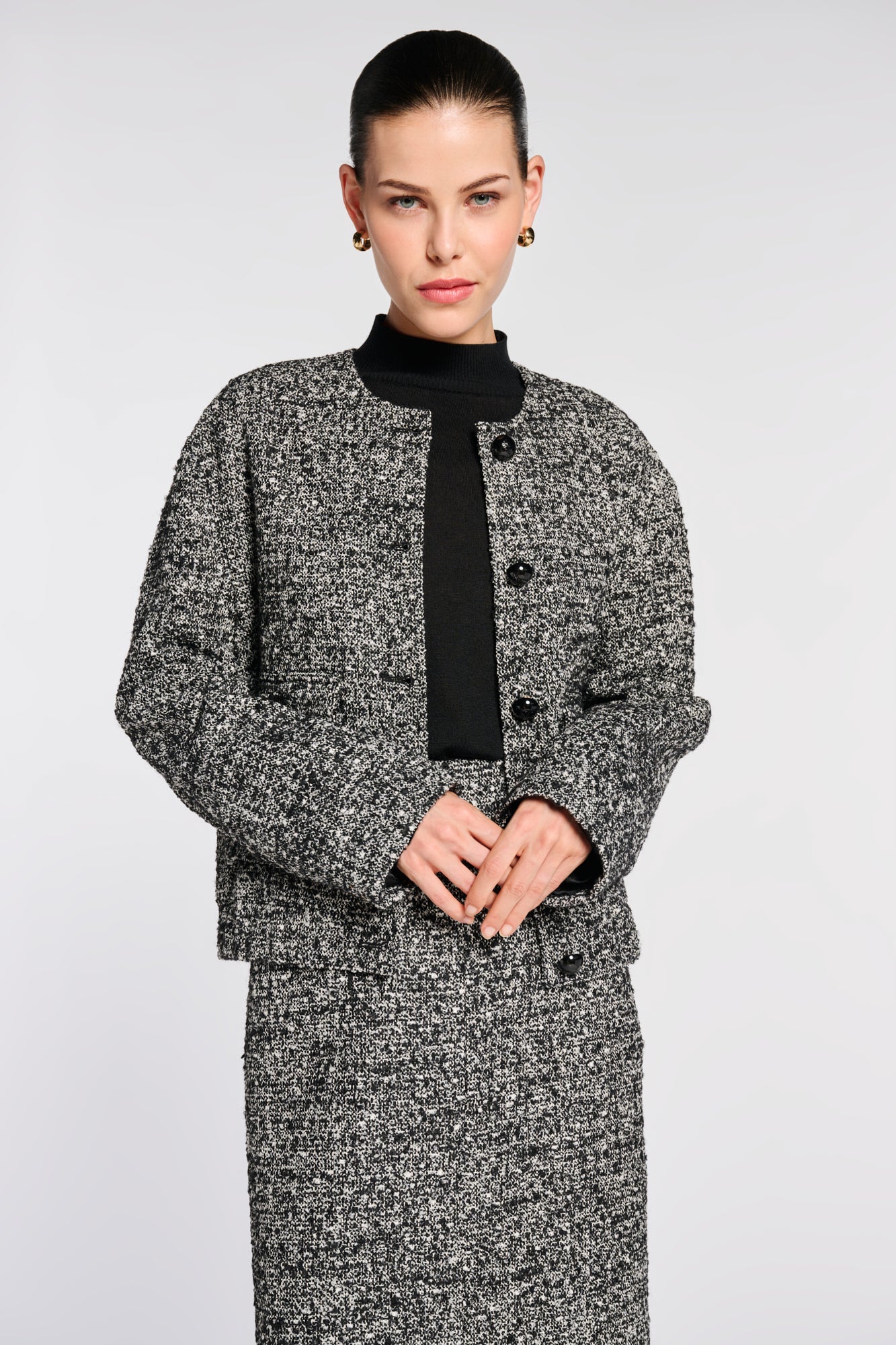 Blouson en tweed