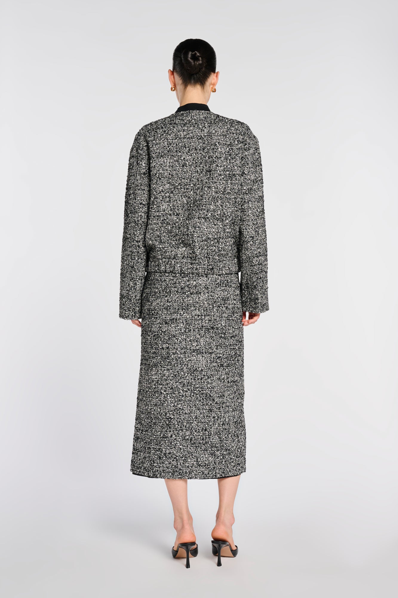 Blouson en tweed