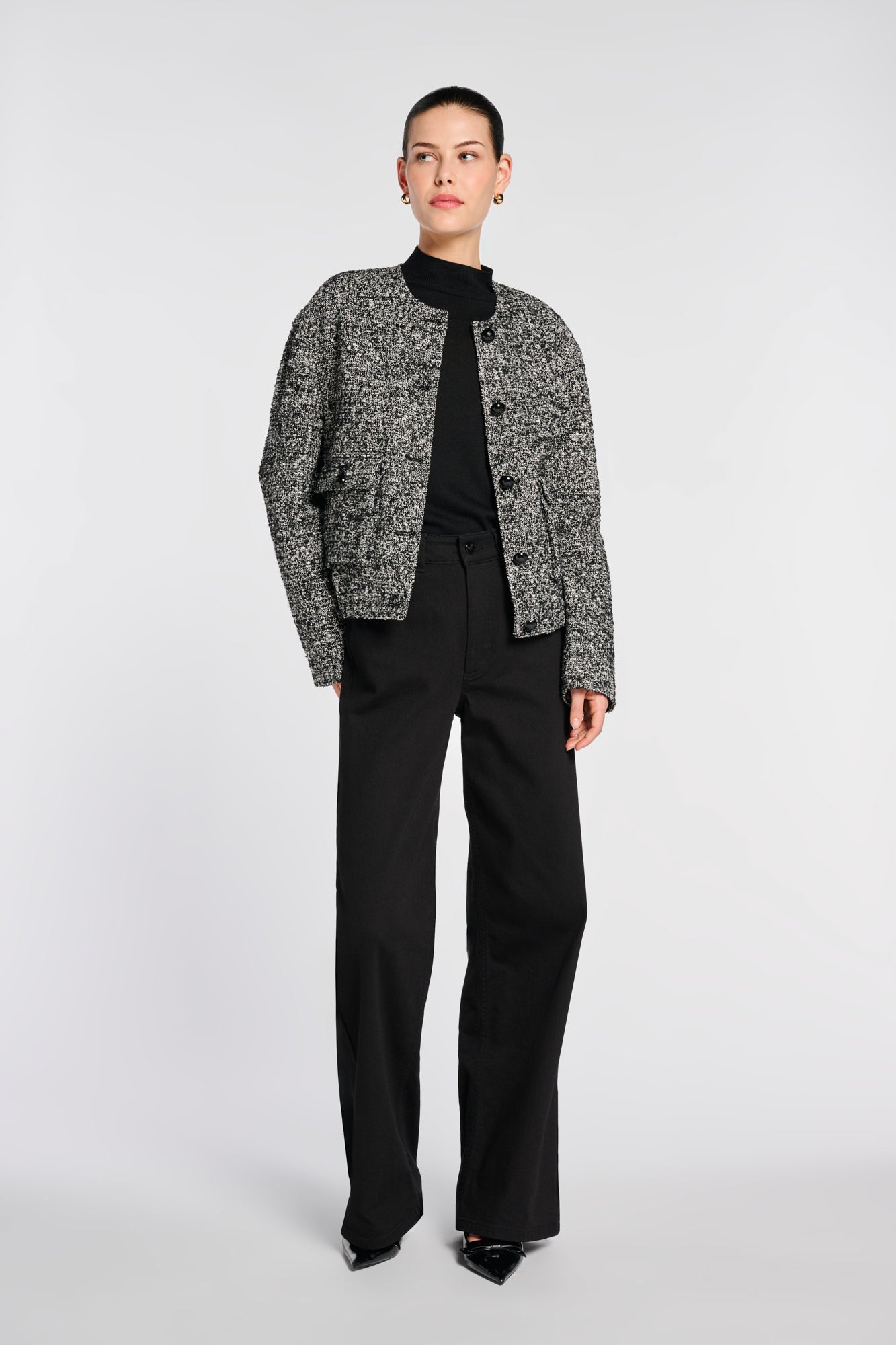 Blouson en tweed