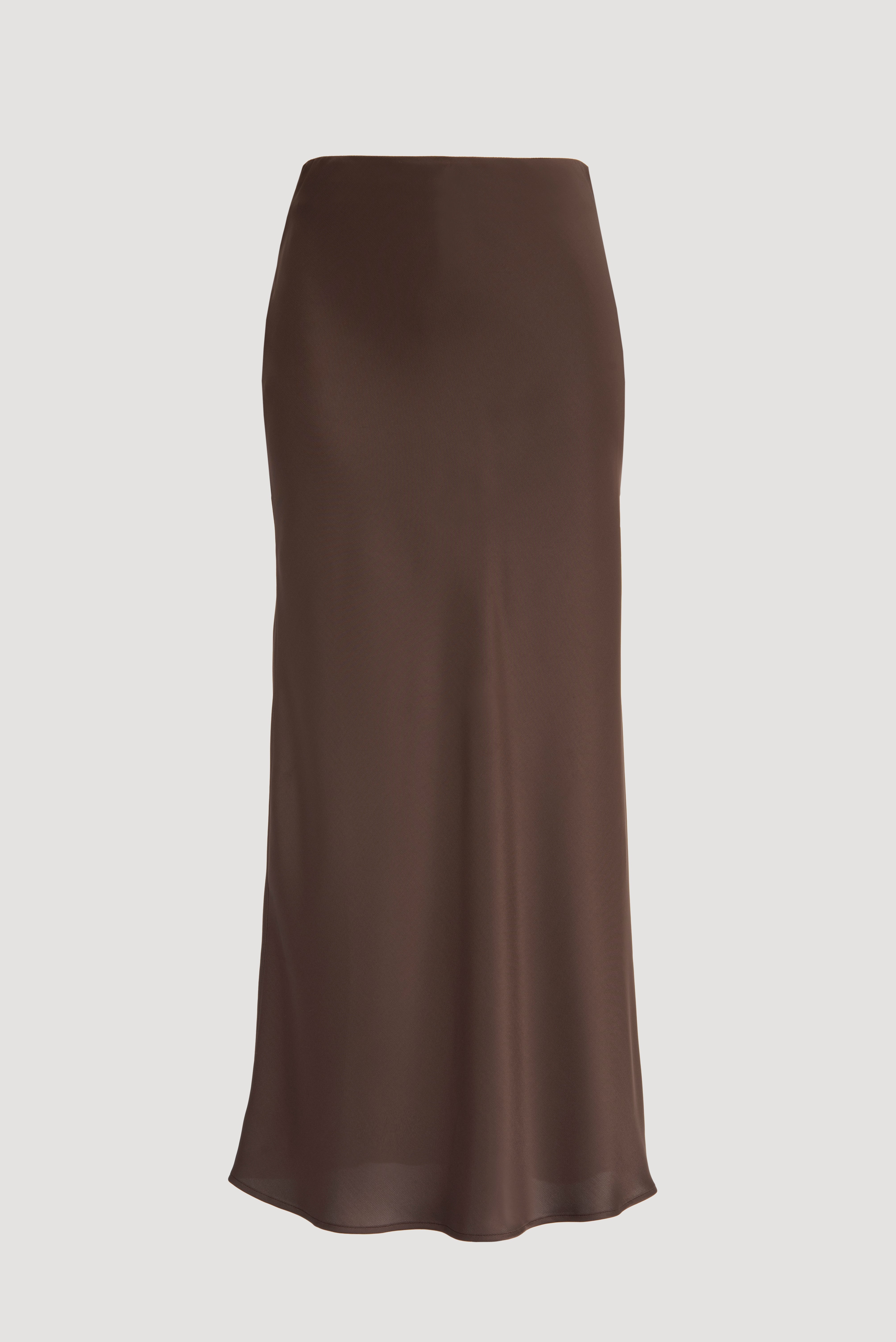 Jupe longue en satin