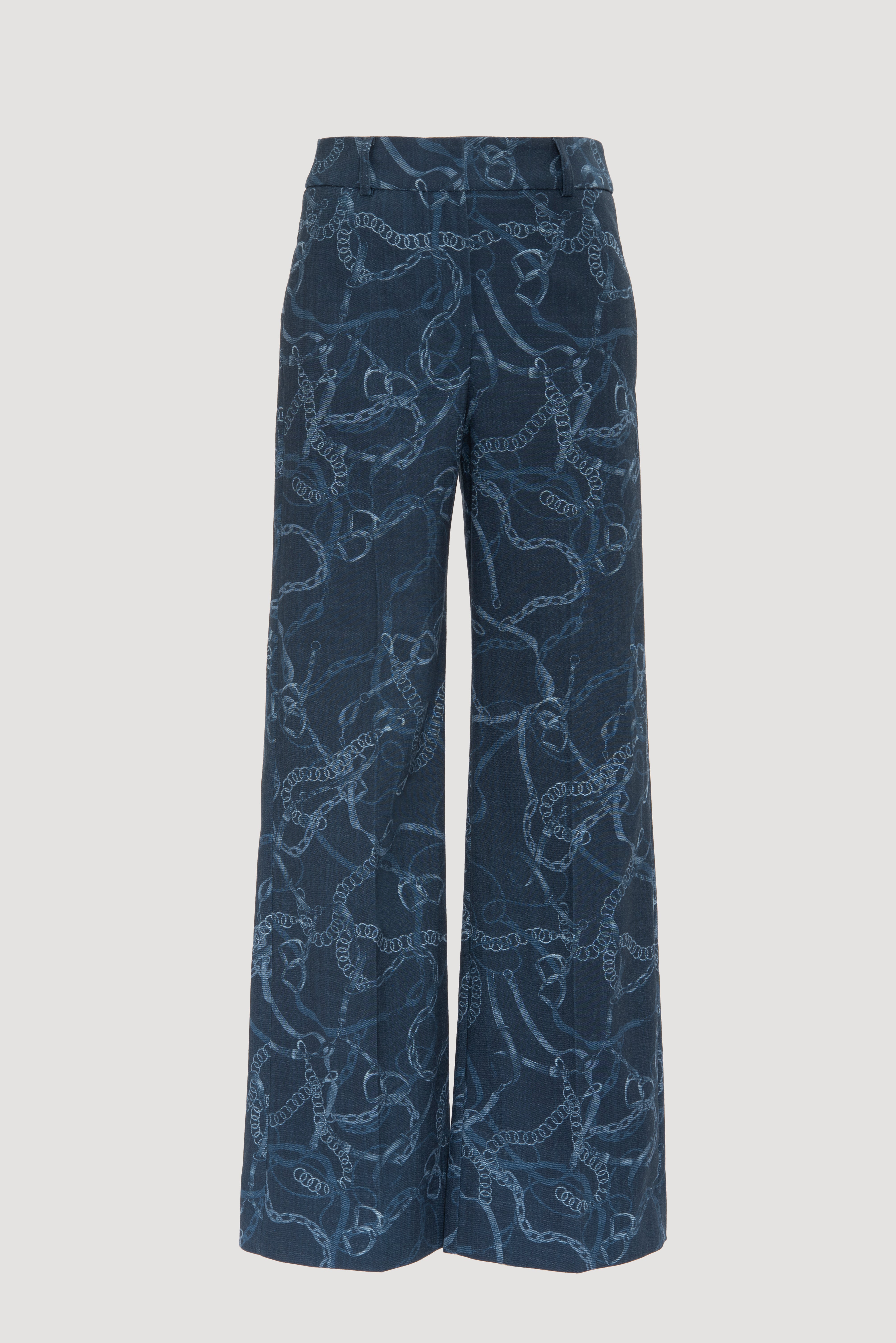 Pantalon denim imprimé