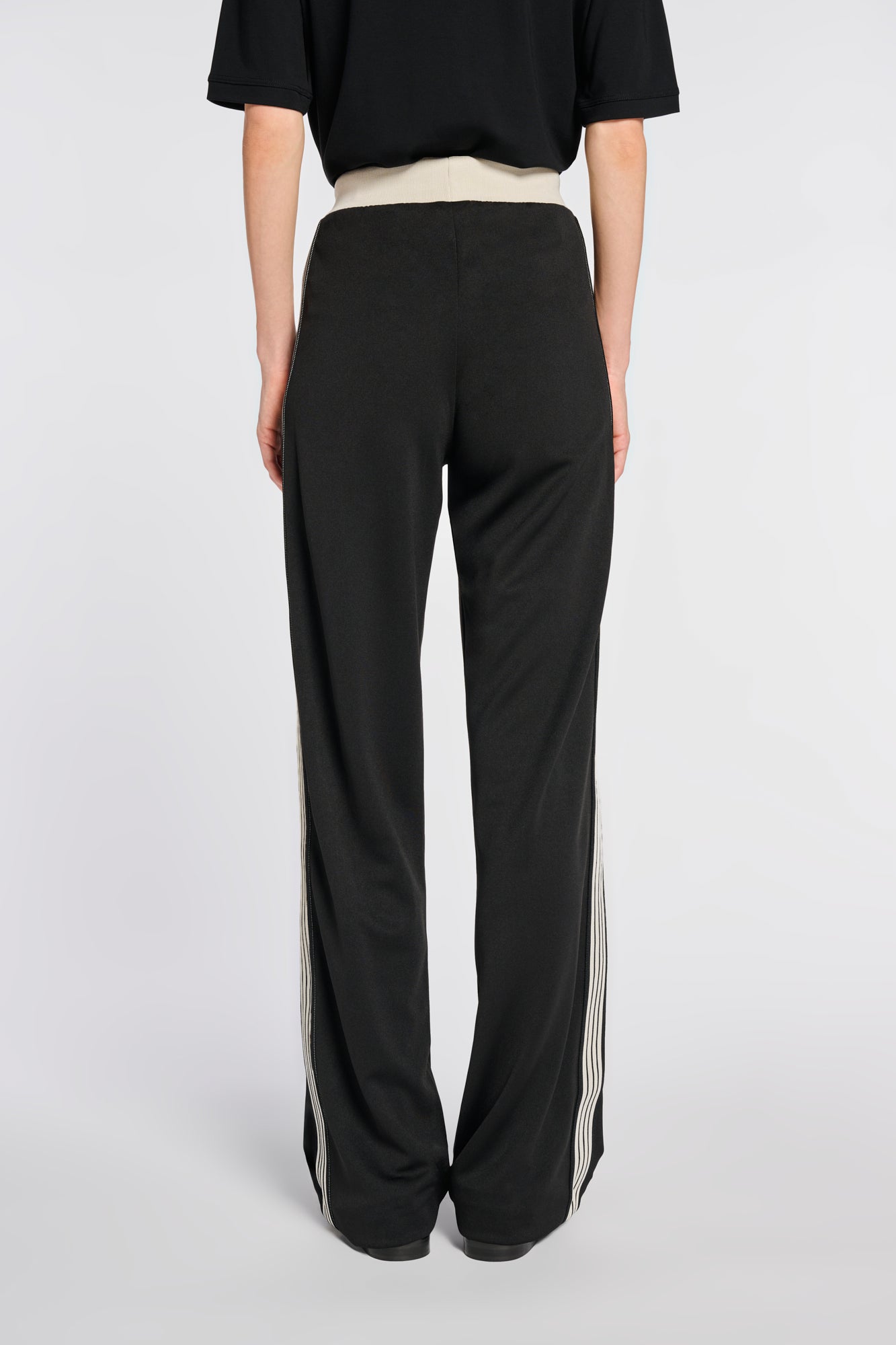 Pantalon jogging en jersey satiné