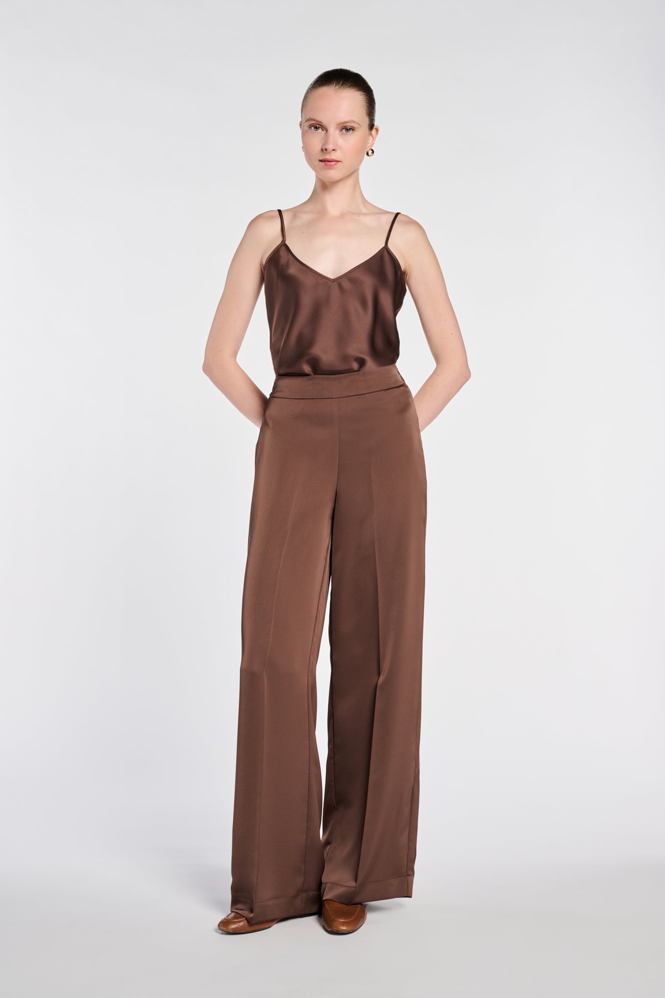 Pantalon large et fluide