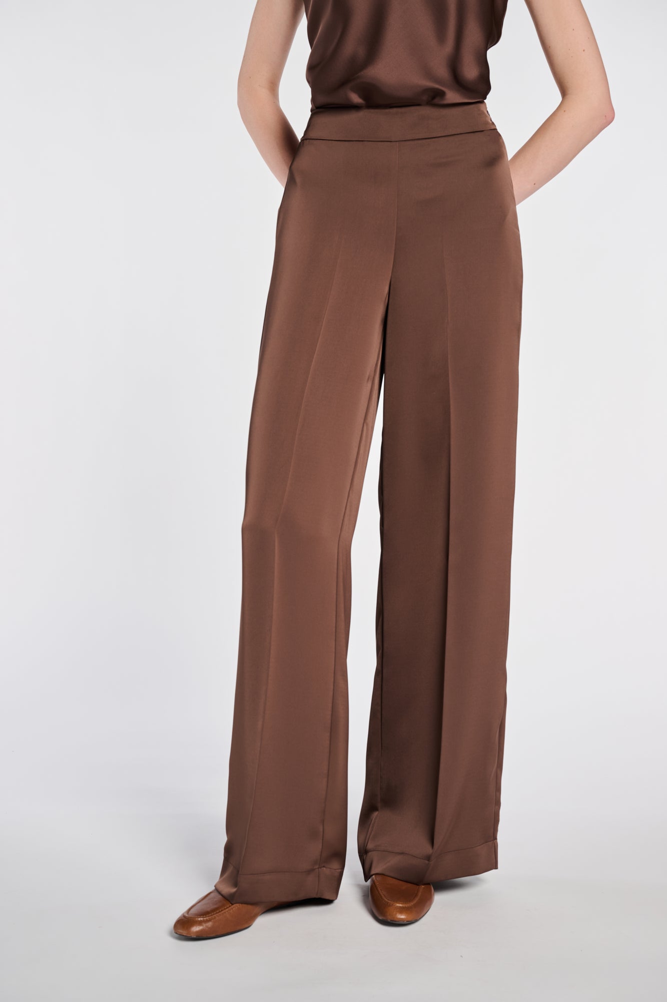 Pantalon large et fluide
