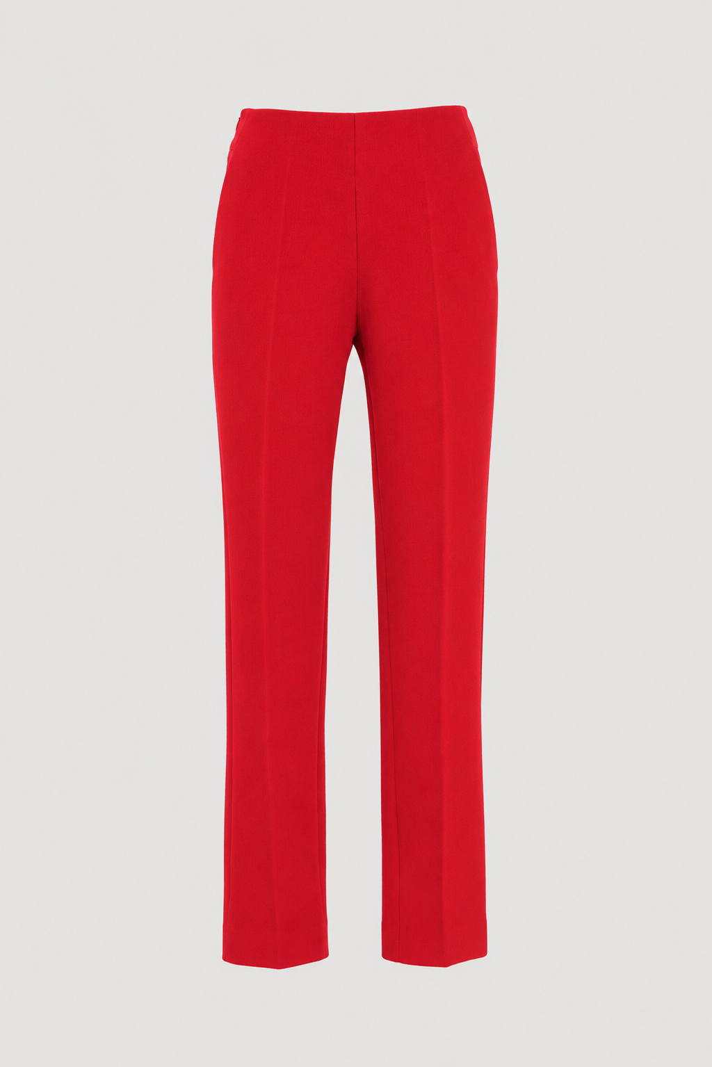 Pantalon cigarette en crêpe de laine