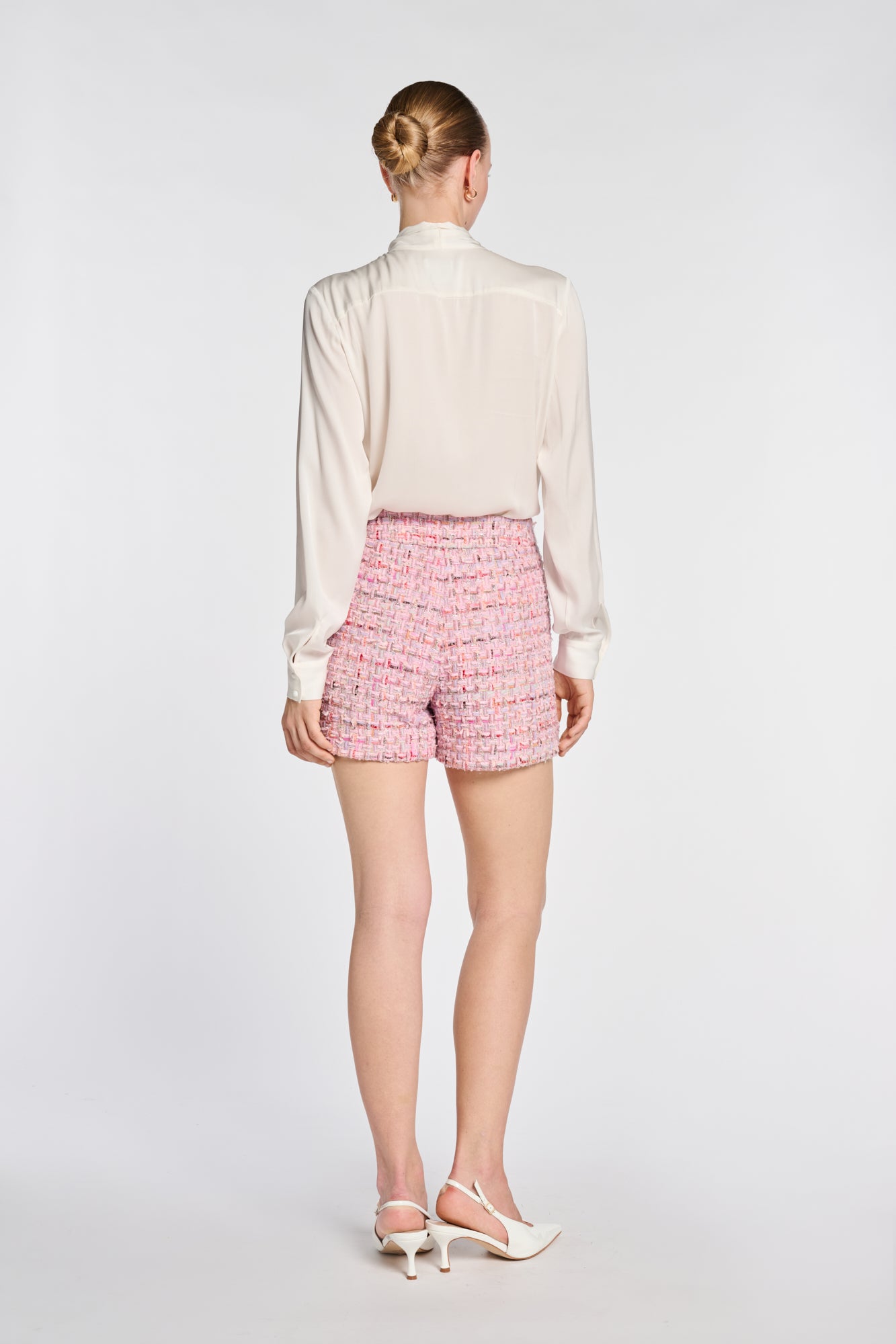Short en tweed fantaisie