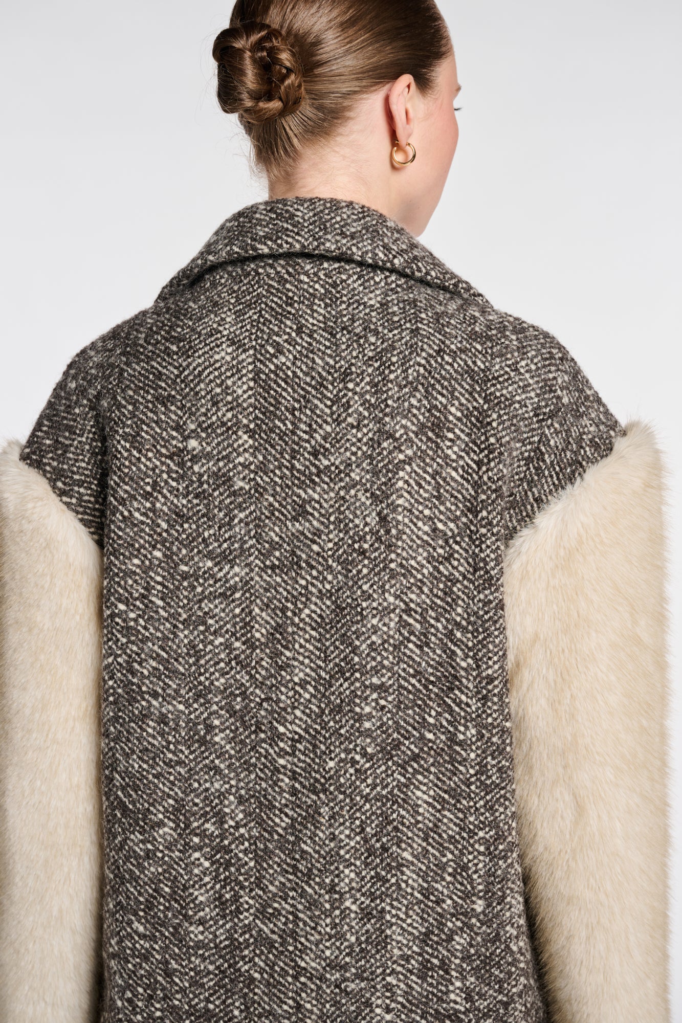 Manteau bimatière