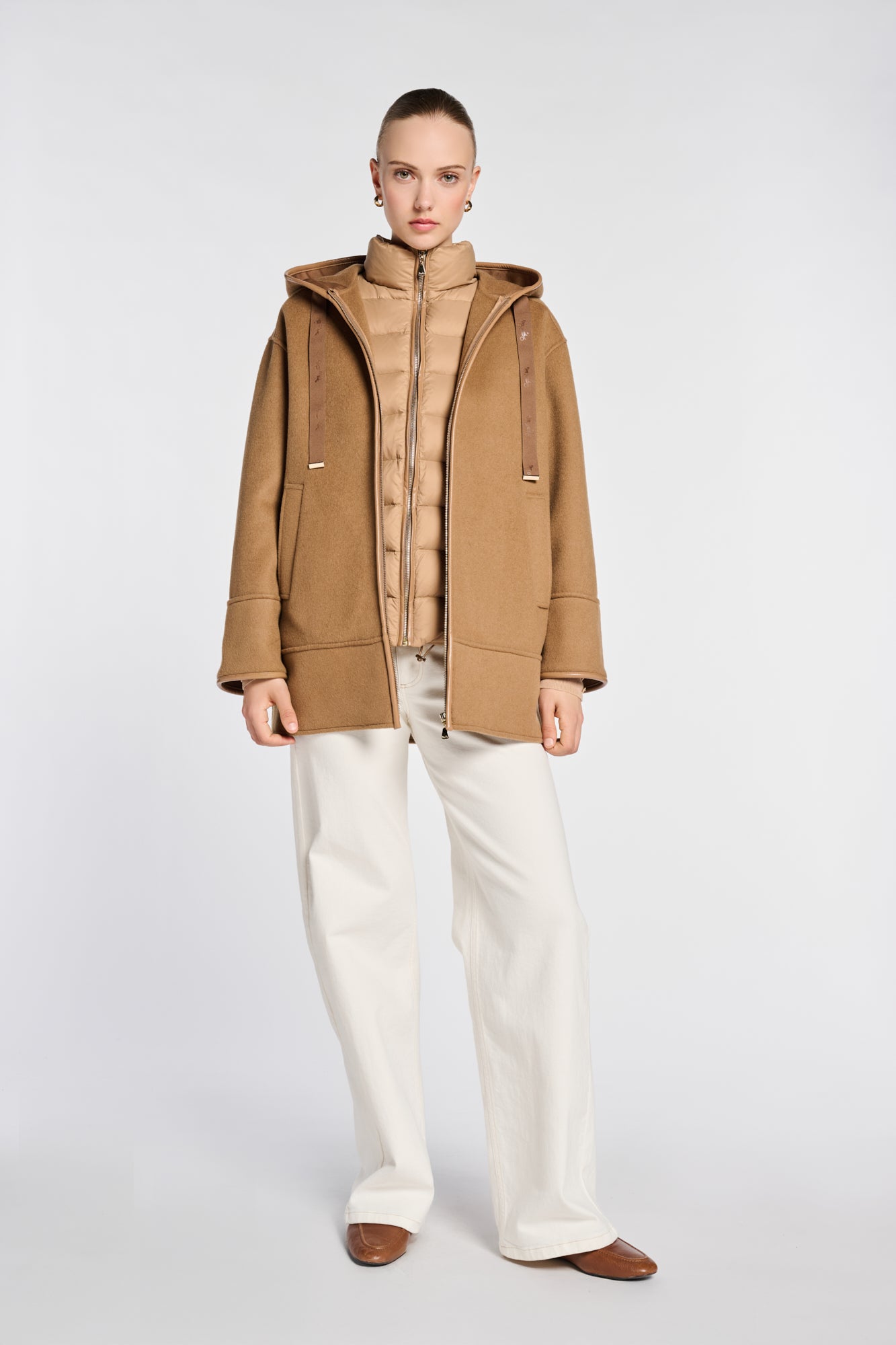 Reversible hooded coat