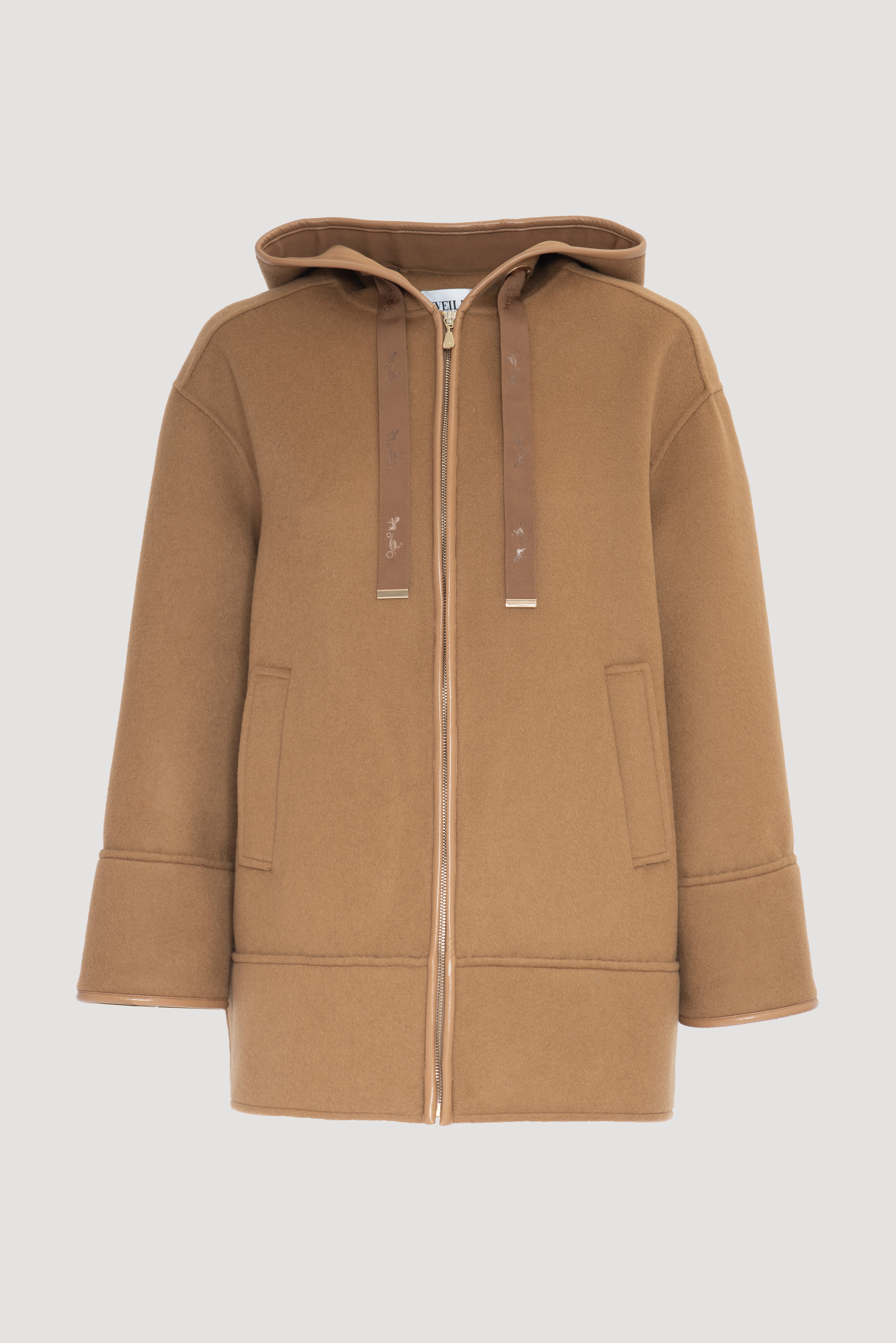 Reversible hooded coat