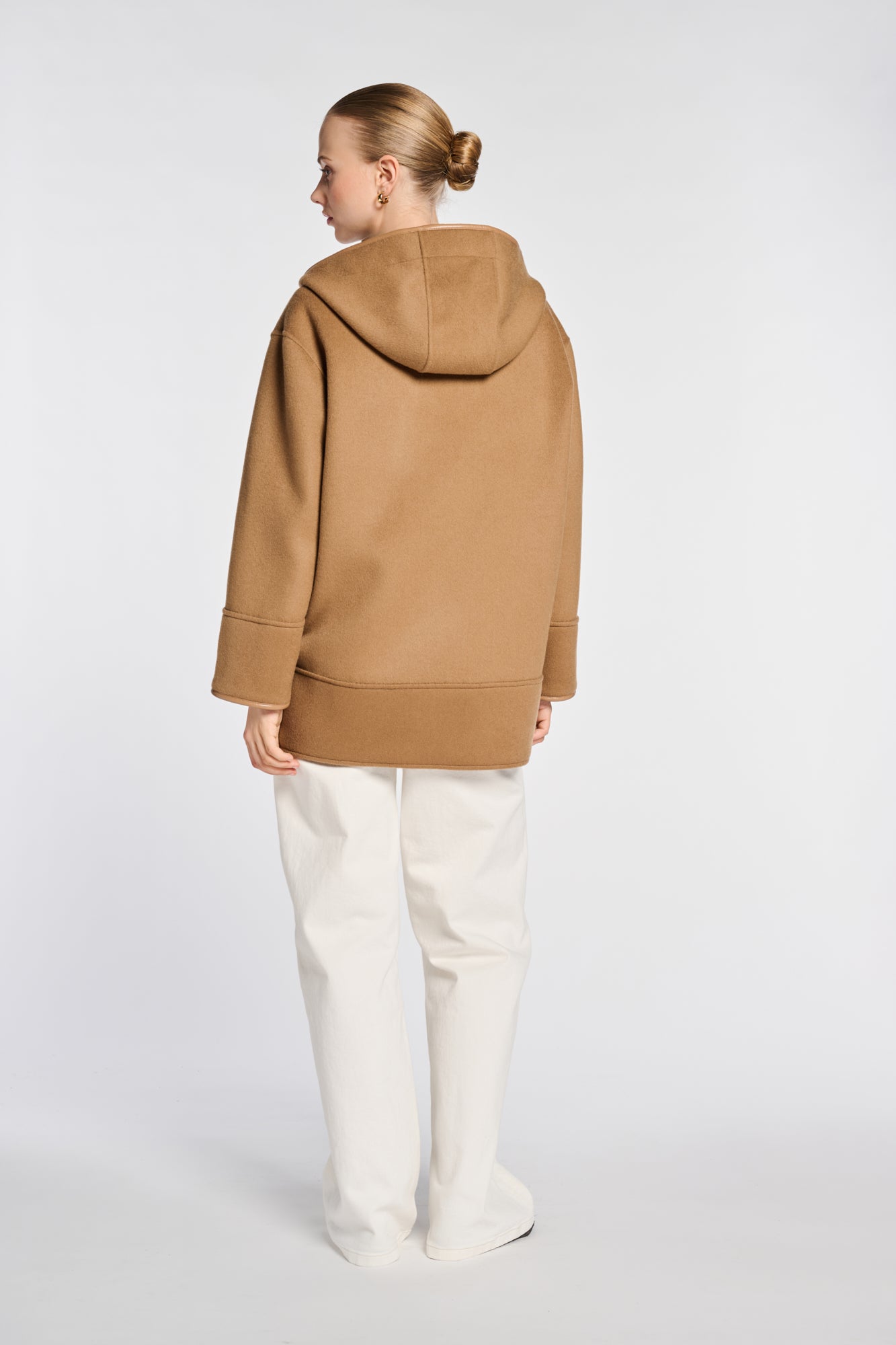 Reversible hooded coat