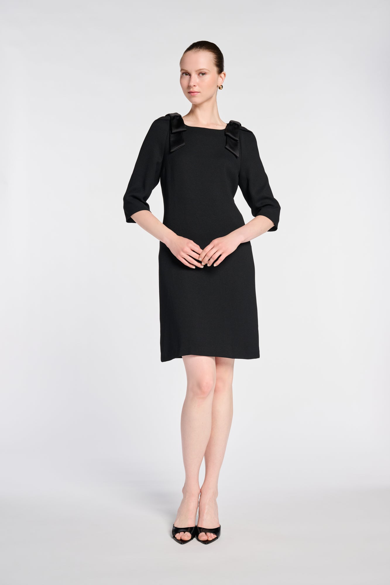 Robe cocktail envers satin
